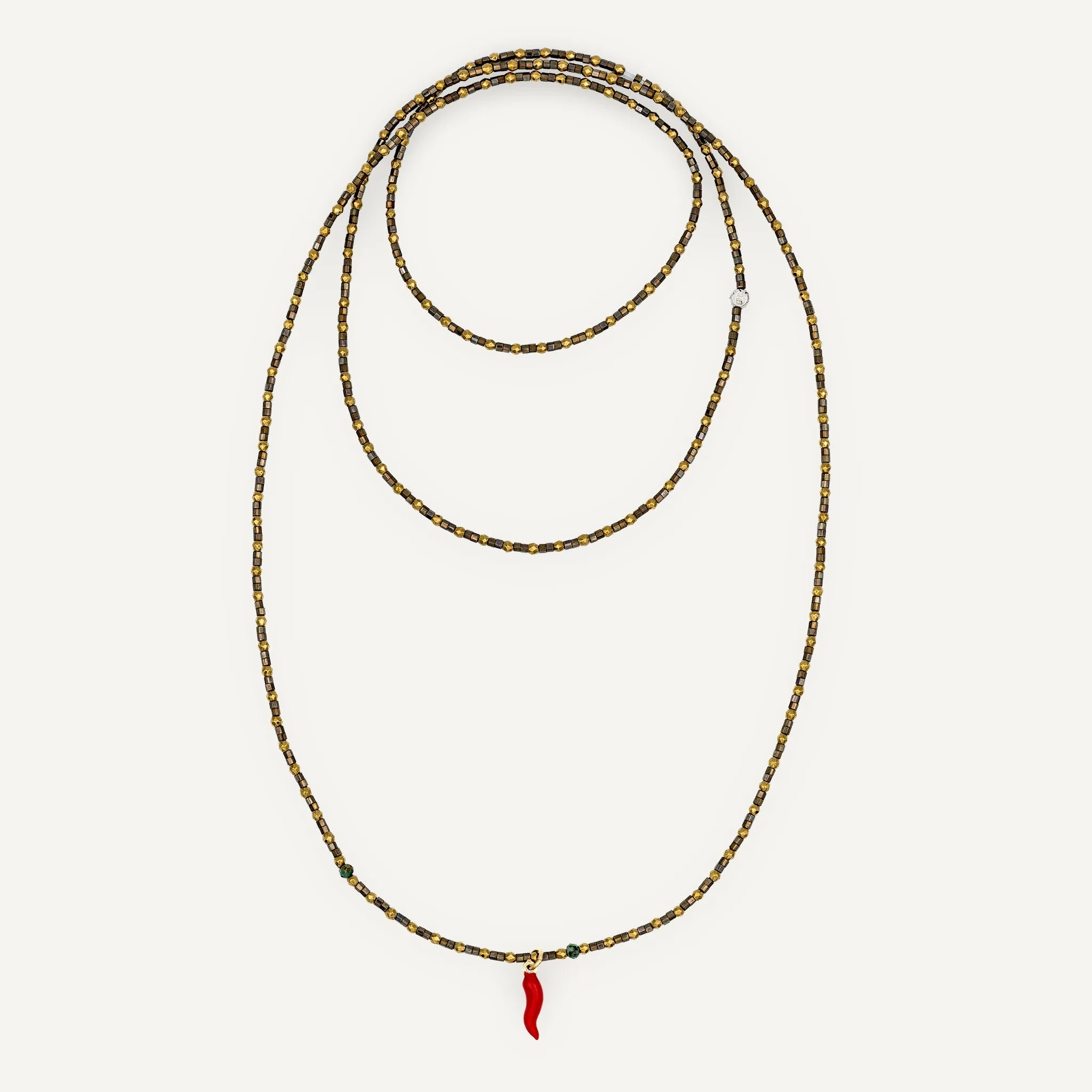 collier / bracelet PIMENT 5 - Gold Métal - Têtes Blondes