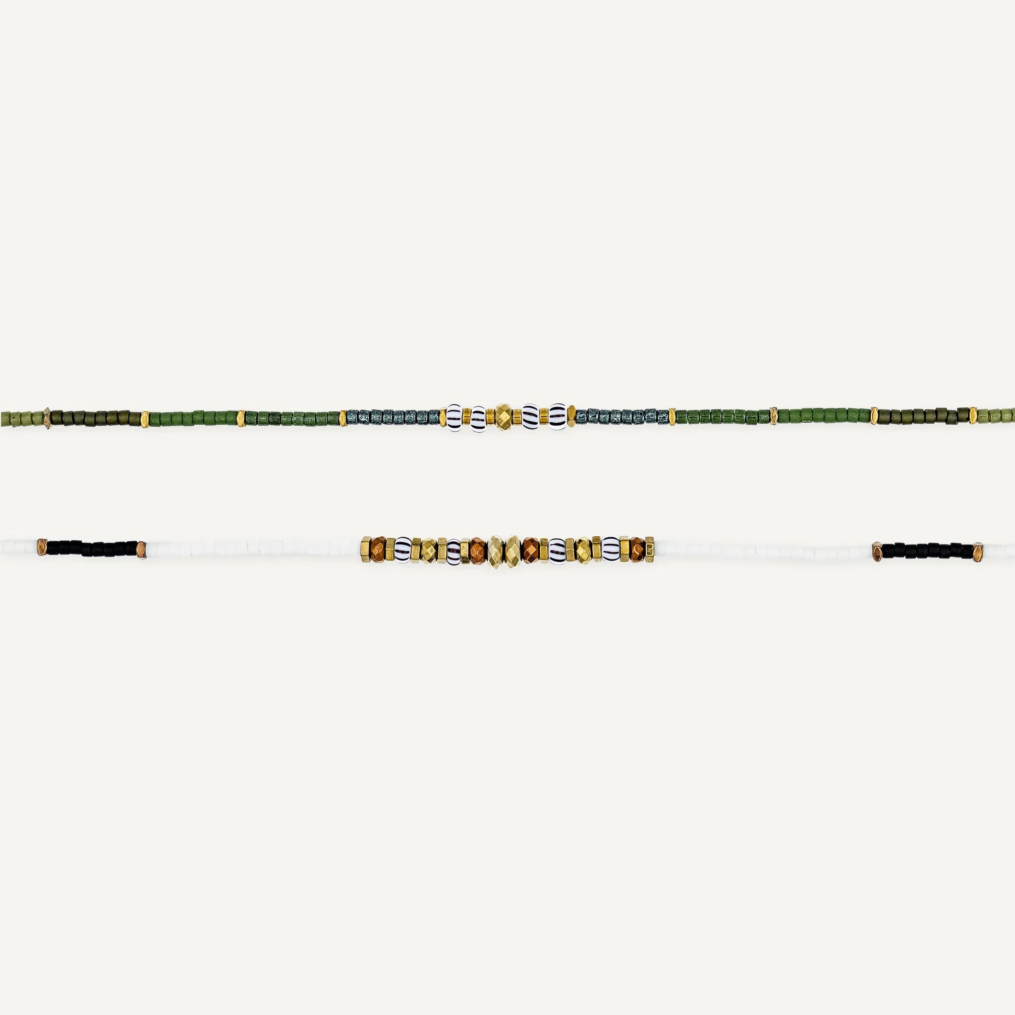 collier / bracelet PISTACHIO 3 - Têtes Blondes