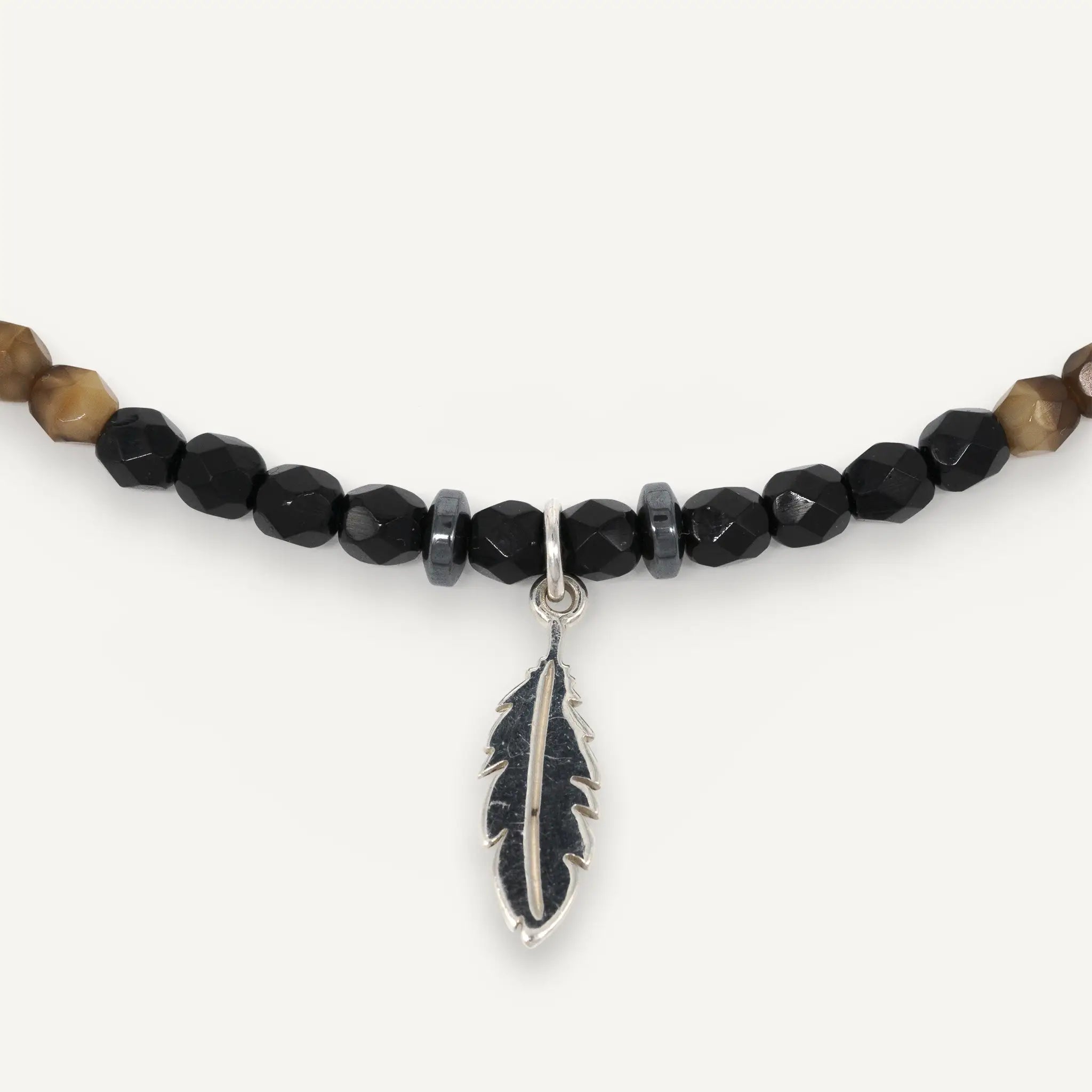 collier / bracelet PLUME CHEROKEE - Têtes Blondes