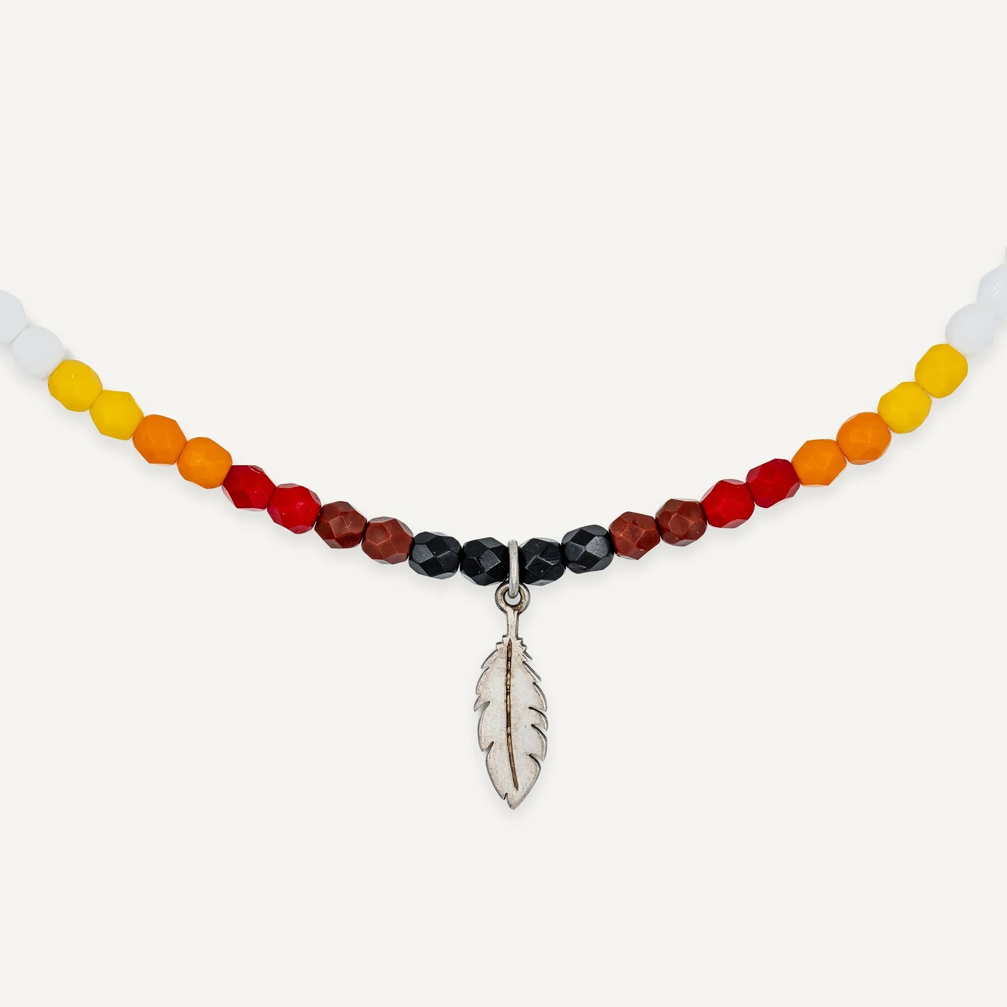 collier / bracelet PLUME CHEYENNE - Têtes Blondes