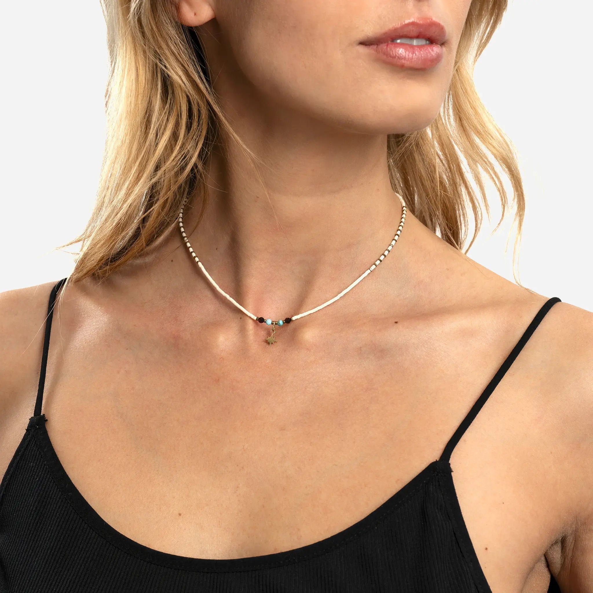 collier / bracelet POLAIRE GOLD Vanille - Têtes Blondes