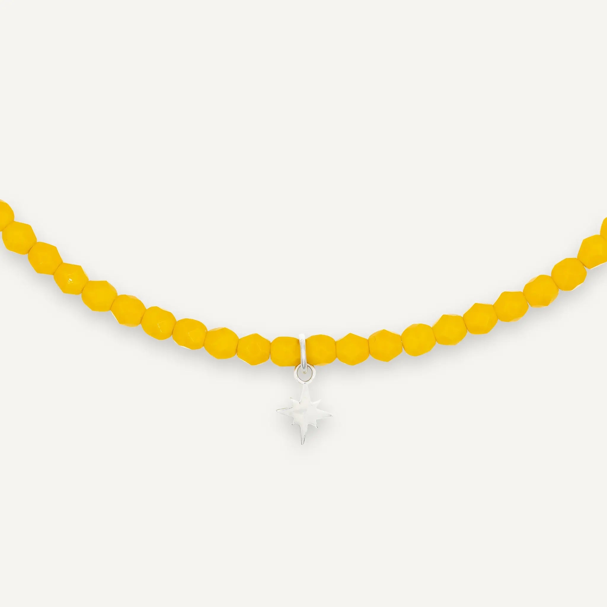 collier / bracelet POLAIRE SILVER - Jaune - Têtes Blondes