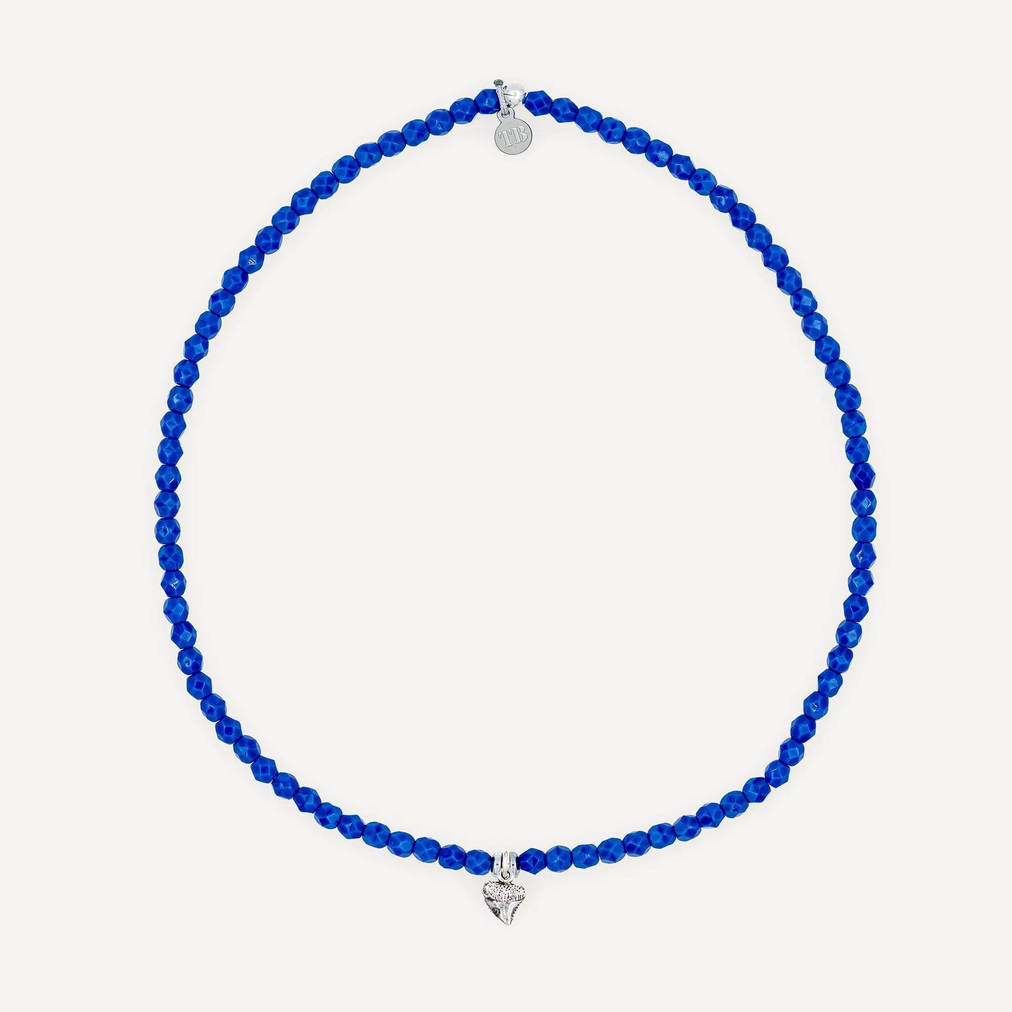 collier / bracelet Ras de cou - Bleu Majorelle - Têtes Blondes