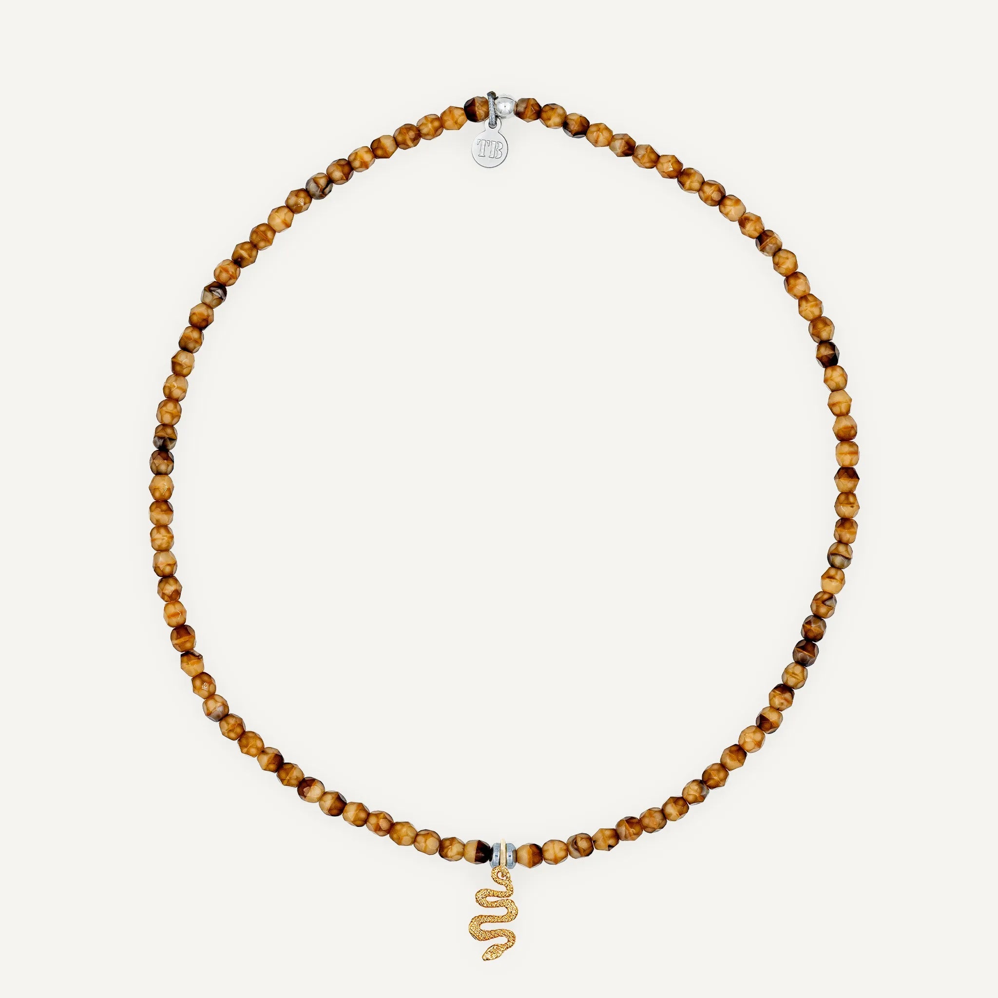 collier / bracelet Ras de cou - Caramel - Têtes Blondes