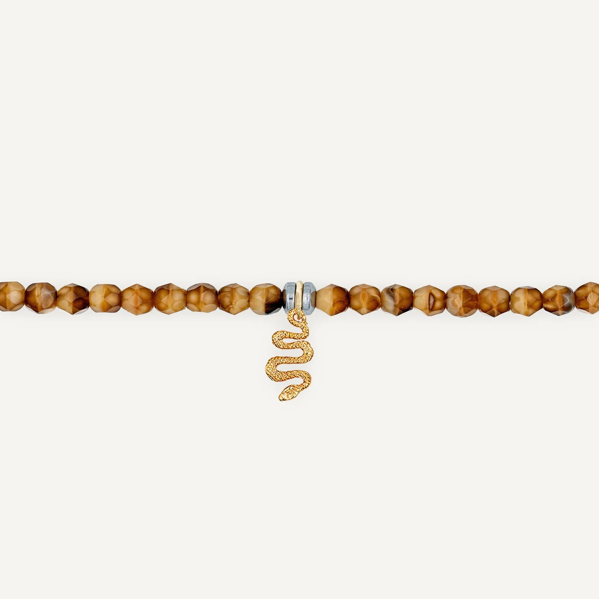 collier / bracelet Ras de cou - Caramel - Têtes Blondes