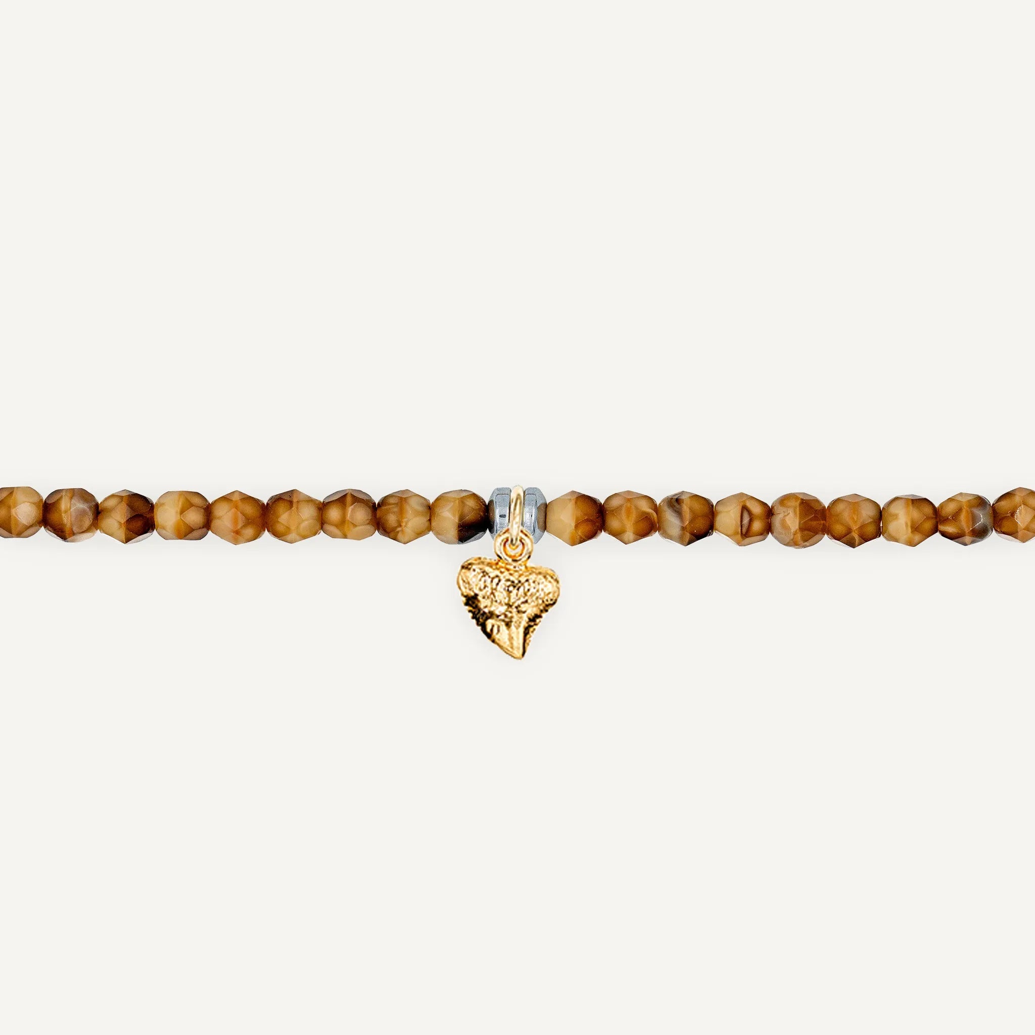 collier / bracelet Ras de cou - Caramel - Têtes Blondes