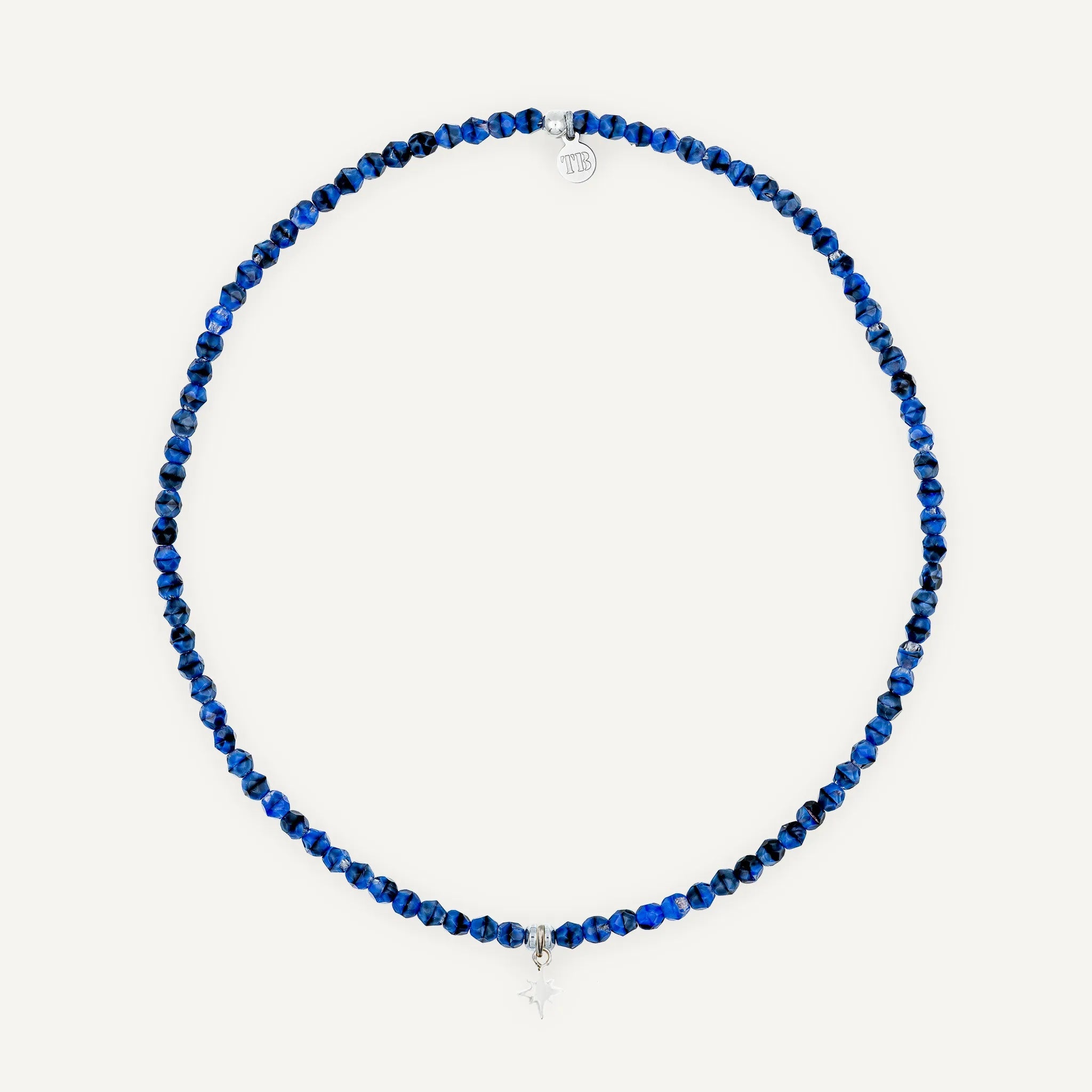 collier / bracelet Ras de cou - Denim - Têtes Blondes