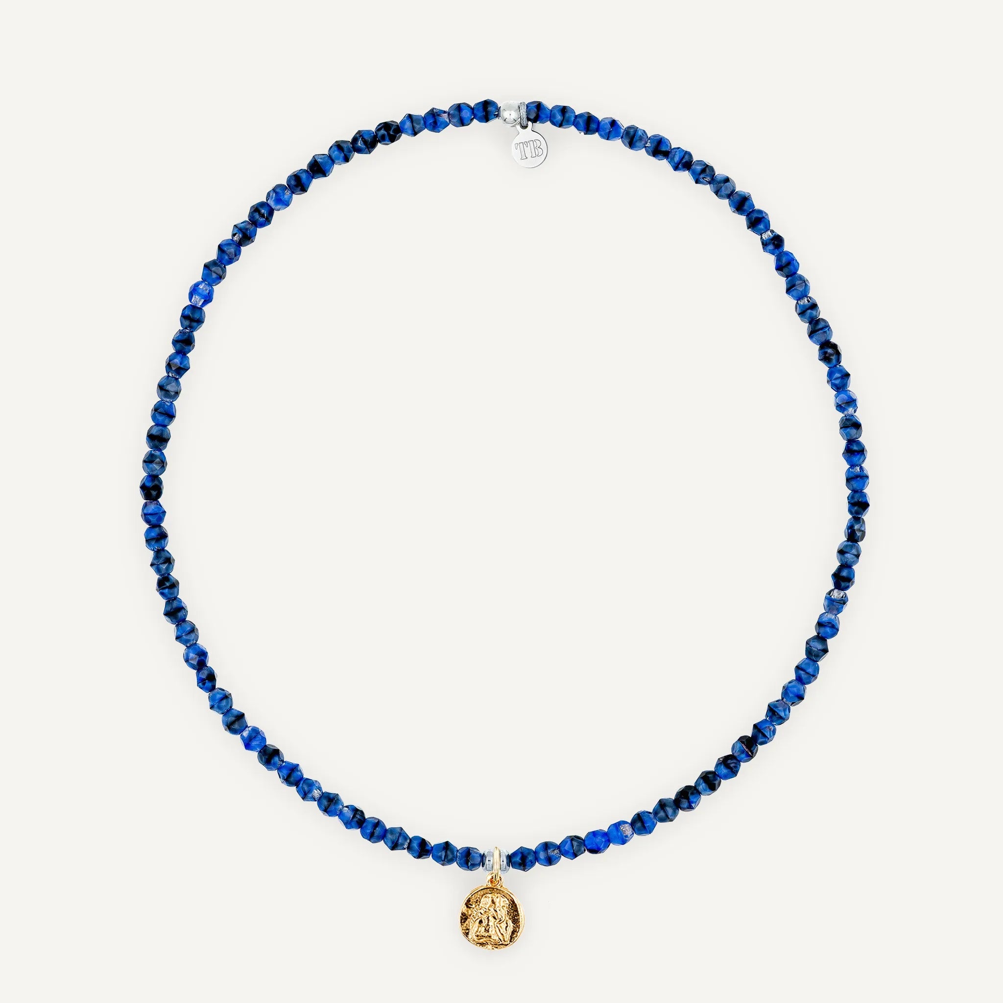 collier / bracelet Ras de cou - Denim - Têtes Blondes