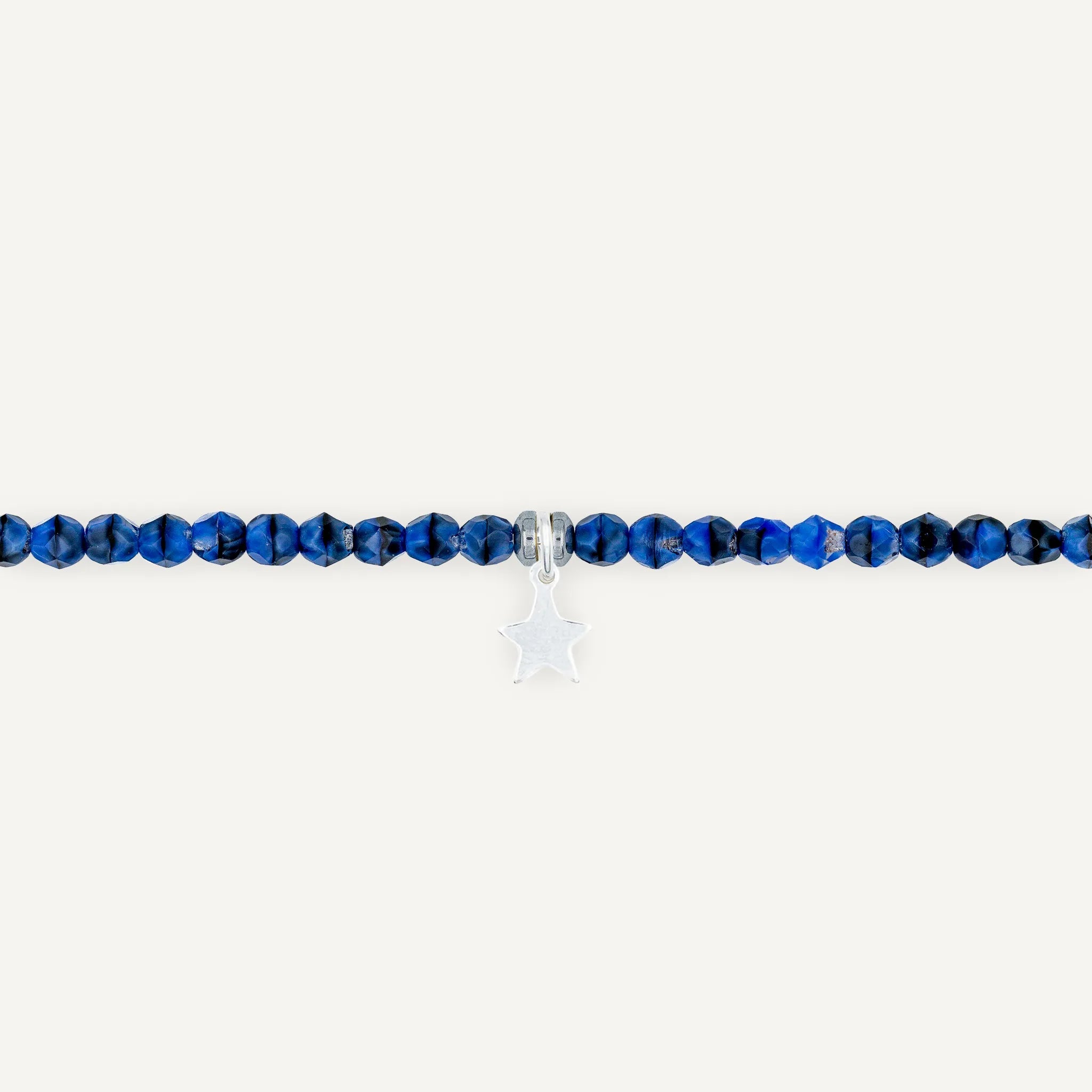 collier / bracelet Ras de cou - Denim - Têtes Blondes