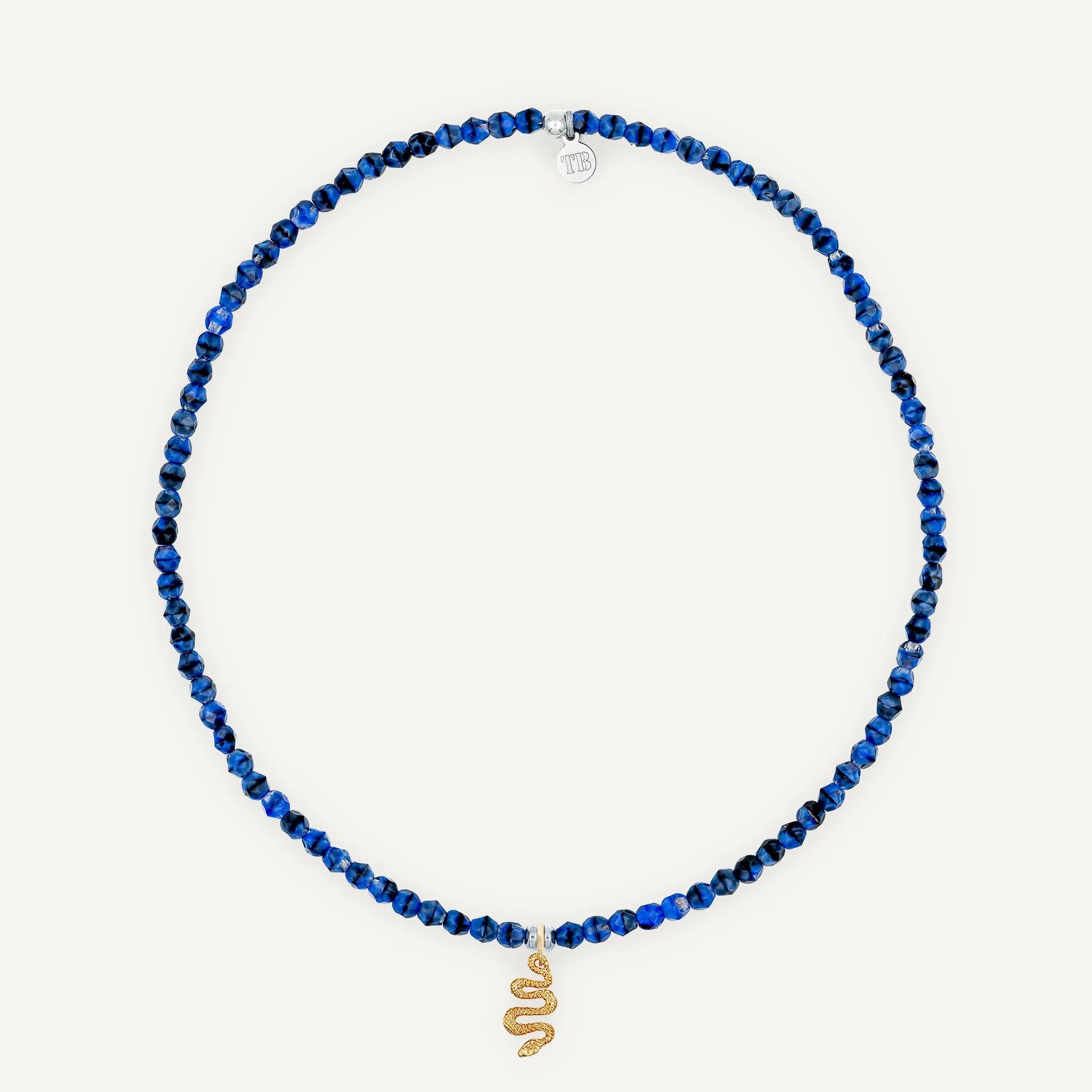 collier / bracelet Ras de cou - Denim - Têtes Blondes