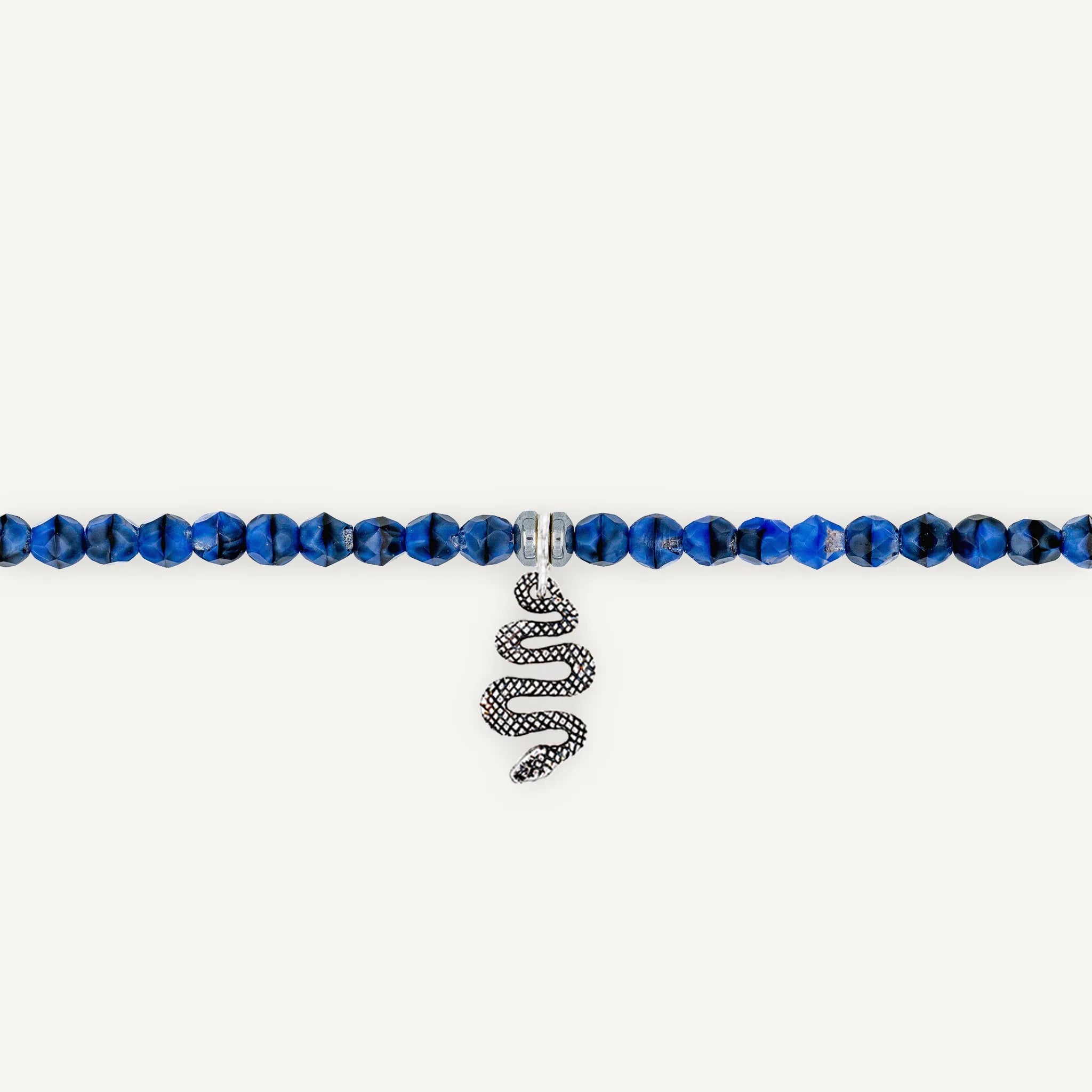 collier / bracelet Ras de cou - Denim - Têtes Blondes