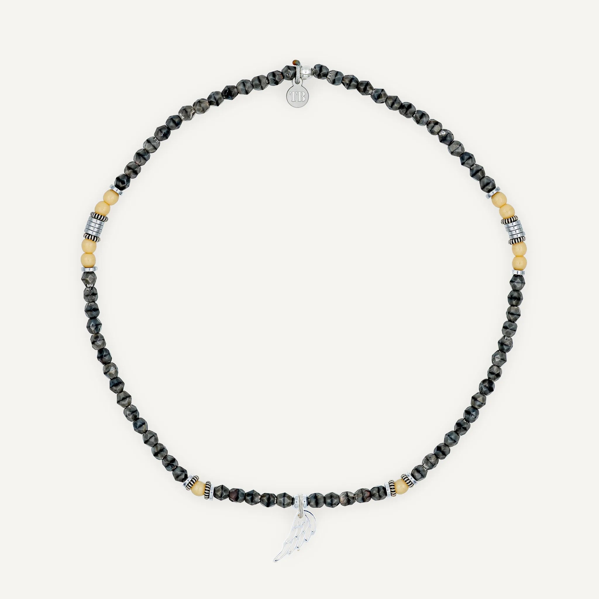 collier / bracelet Ras de cou - Gris Rangiroa - Têtes Blondes