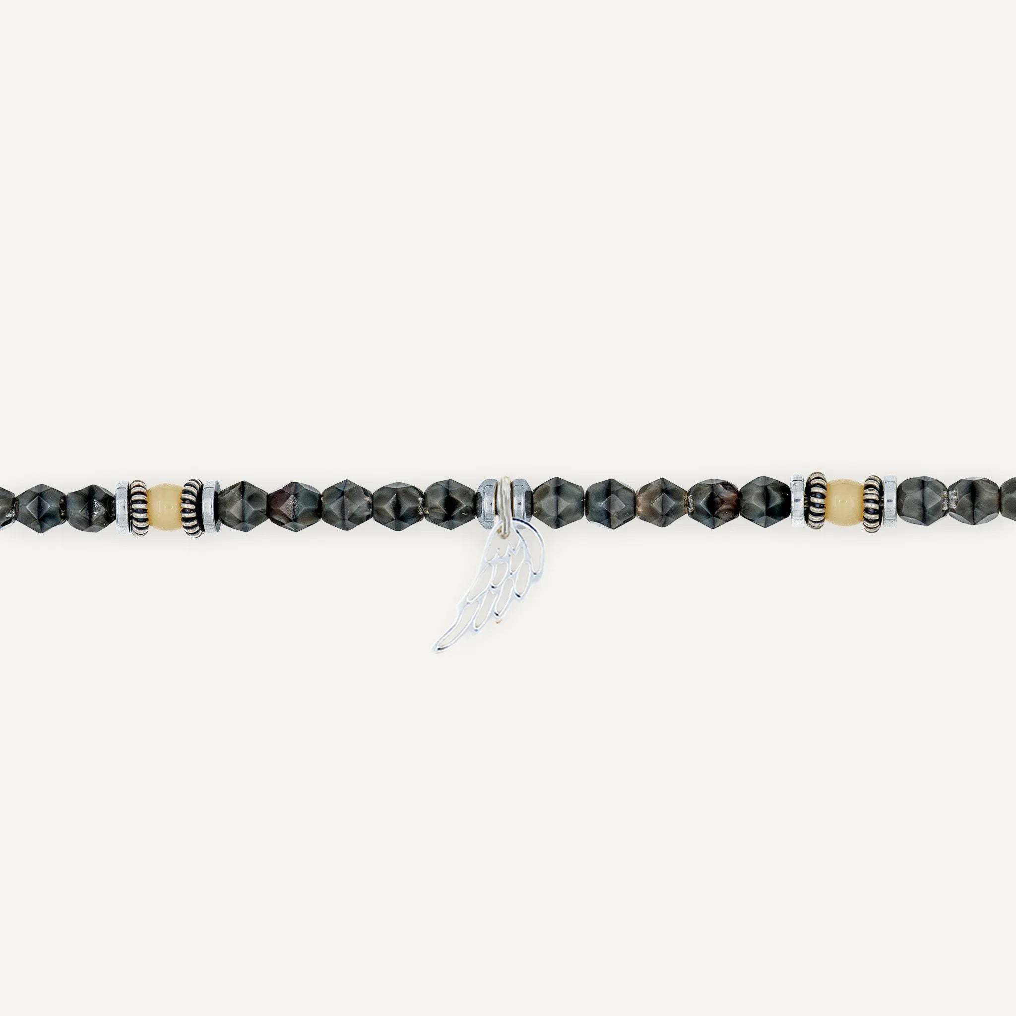 collier / bracelet Ras de cou - Gris Rangiroa - Têtes Blondes