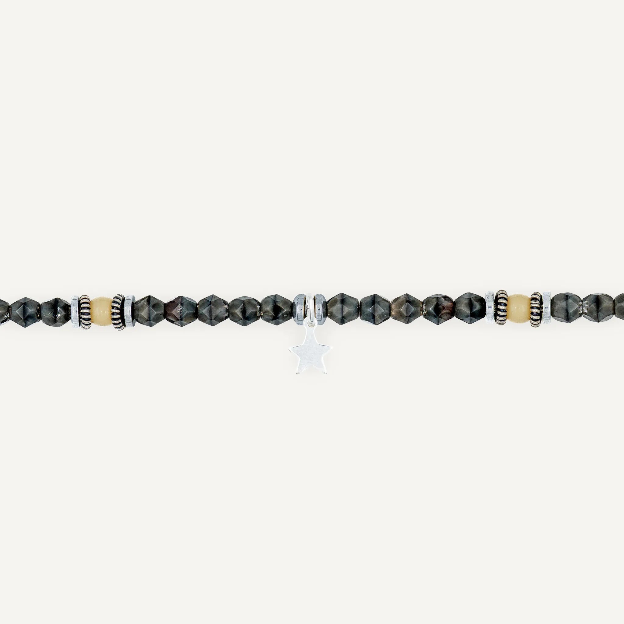 collier / bracelet Ras de cou - Gris Rangiroa - Têtes Blondes