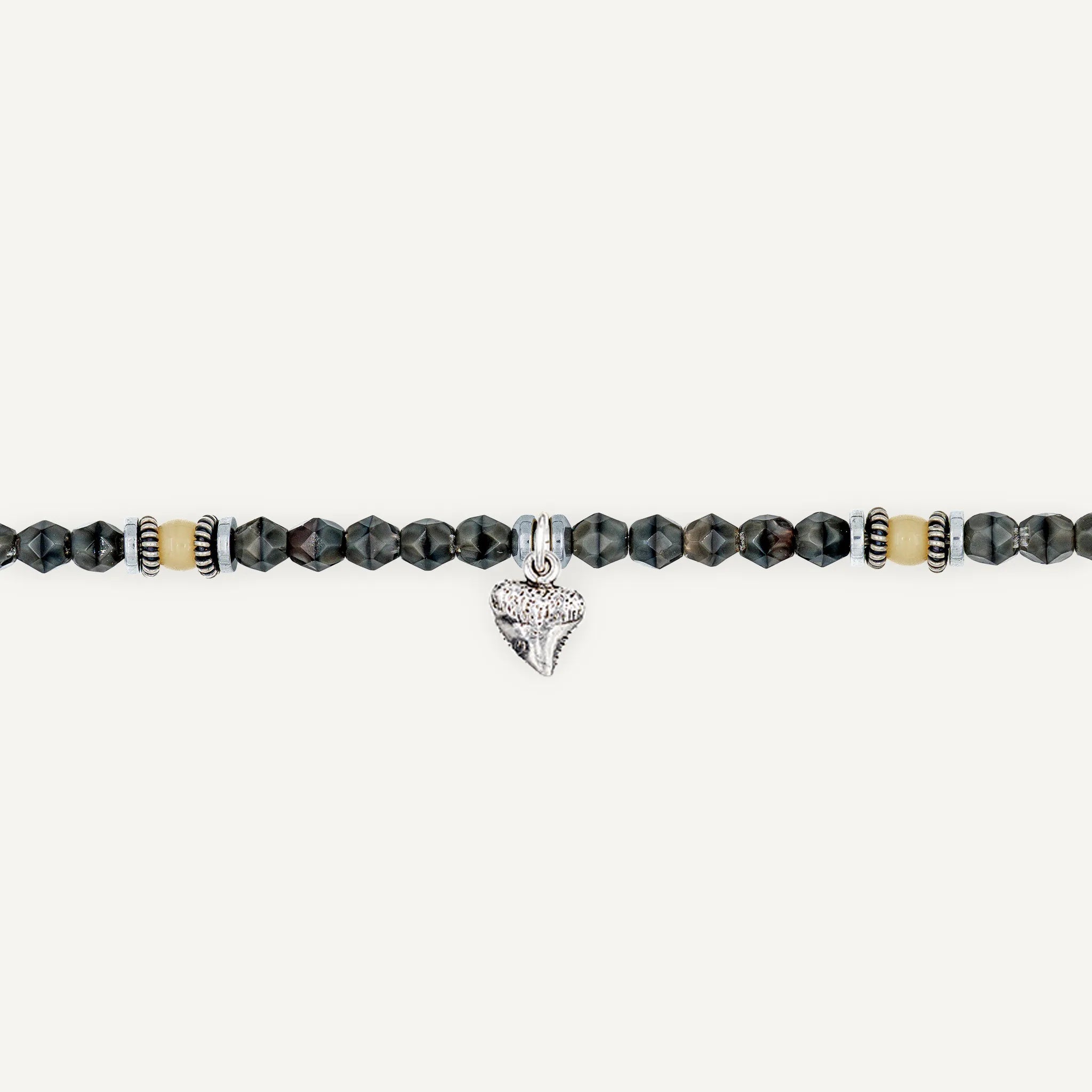 collier / bracelet Ras de cou - Gris Rangiroa - Têtes Blondes