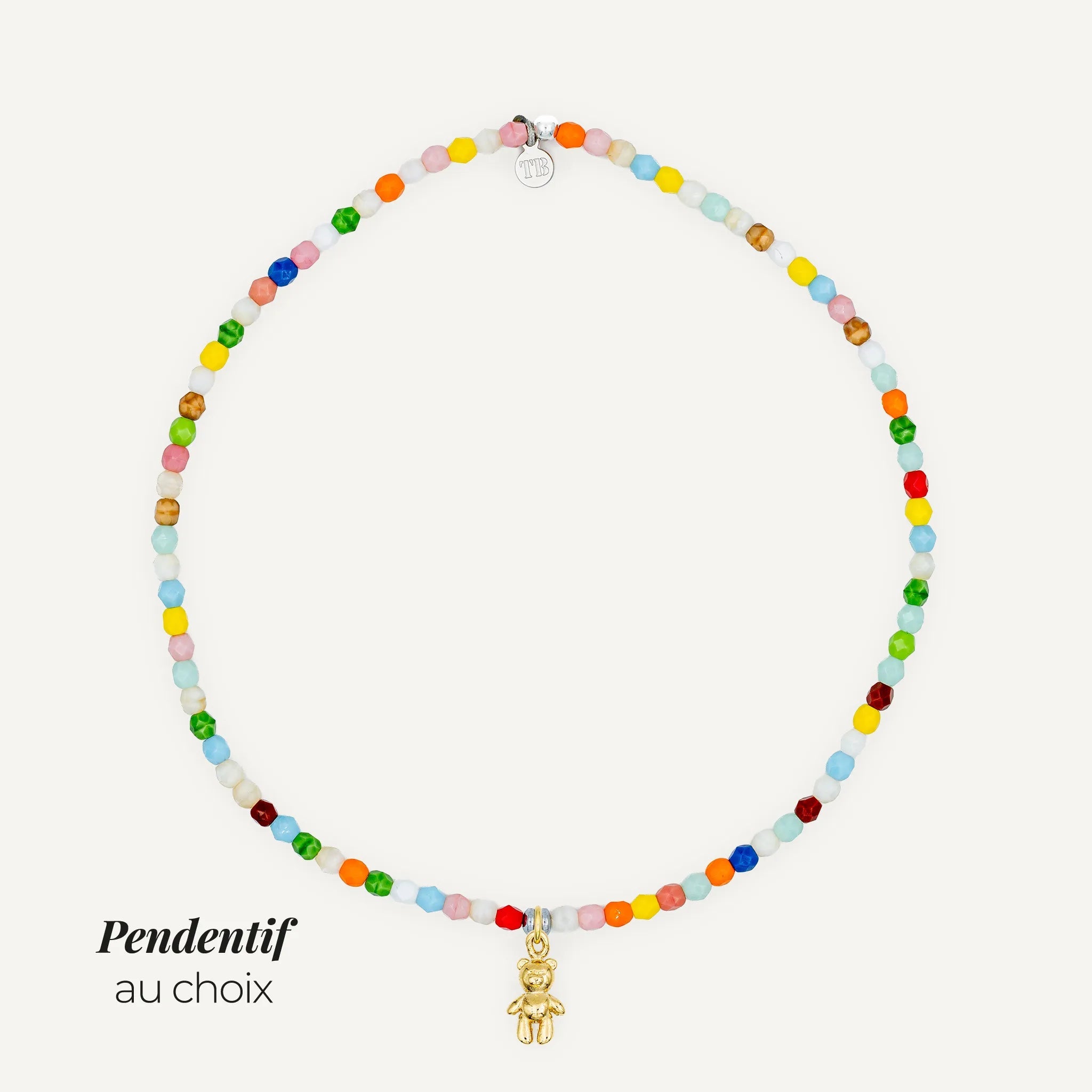 collier / bracelet Ras de cou - Multicolore - Têtes Blondes