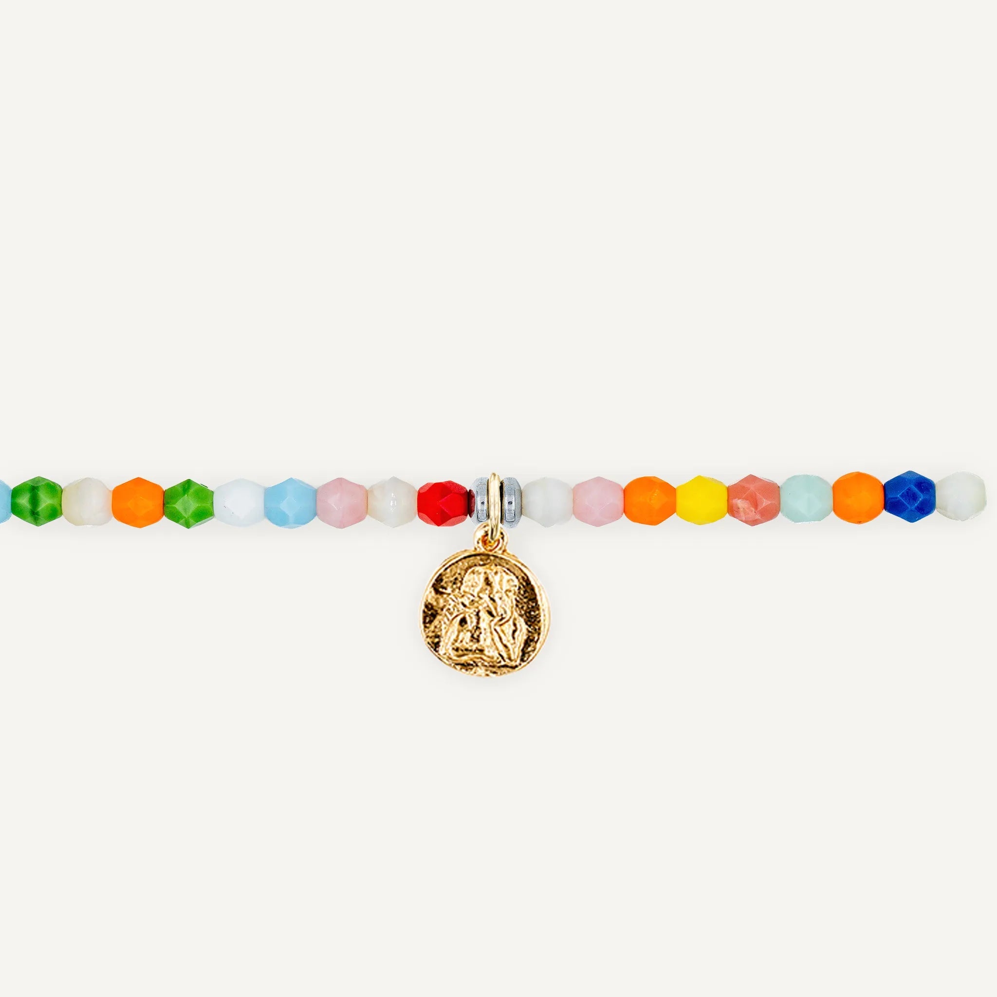 collier / bracelet Ras de cou - Multicolore - Têtes Blondes