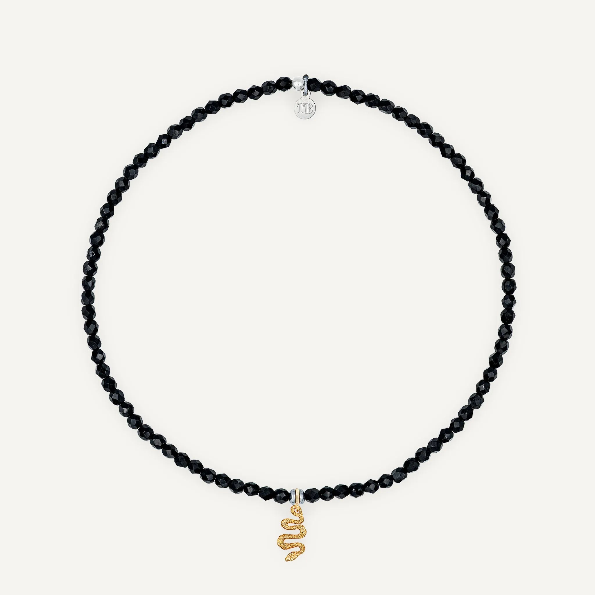 collier / bracelet Ras de cou - Noir - Têtes Blondes