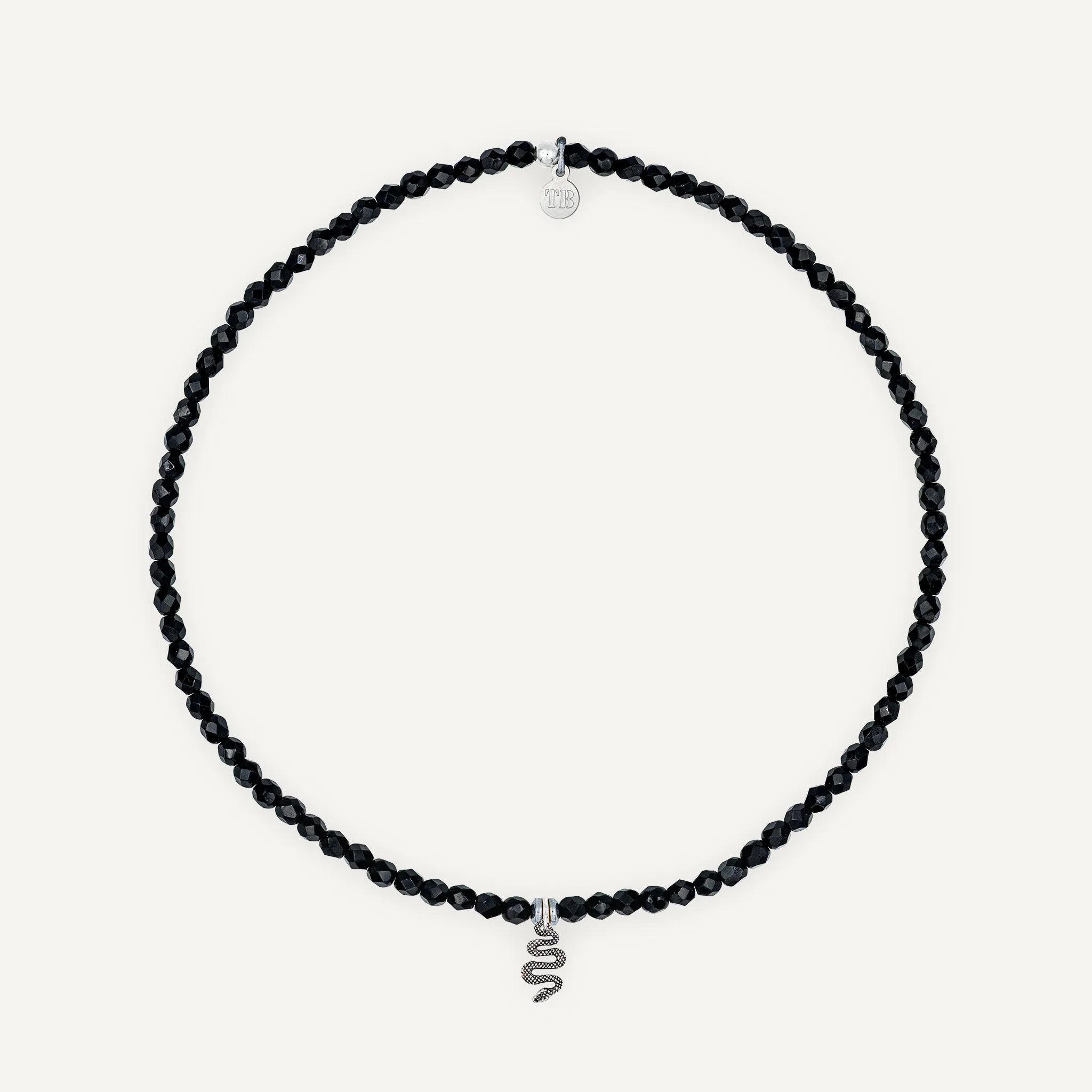 collier / bracelet Ras de cou - Noir - Têtes Blondes