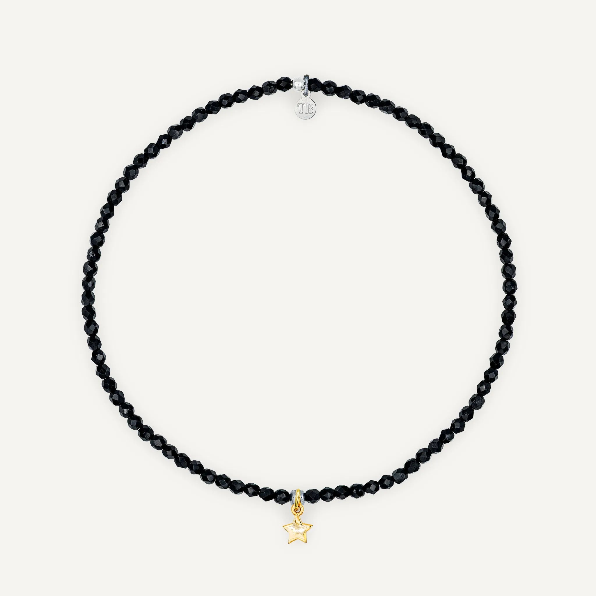 collier / bracelet Ras de cou - Noir - Têtes Blondes