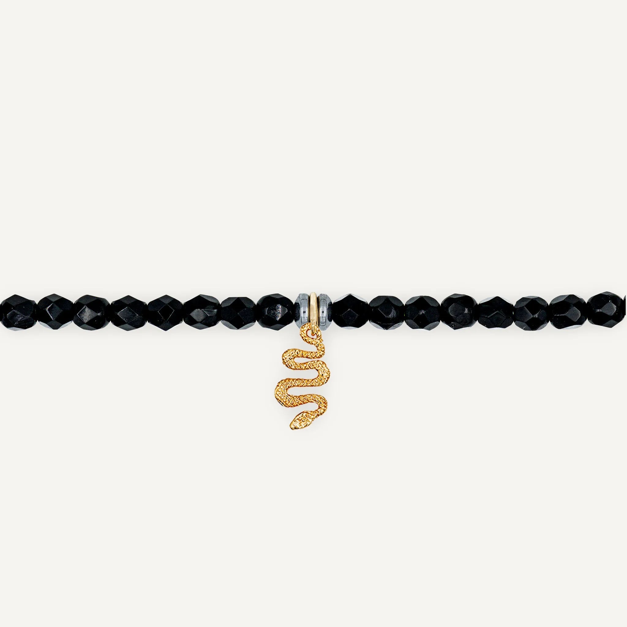 collier / bracelet Ras de cou - Noir - Têtes Blondes