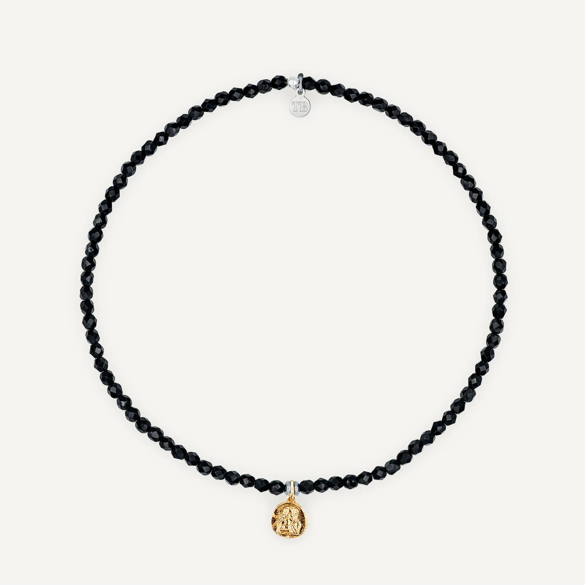 collier / bracelet Ras de cou - Noir - Têtes Blondes