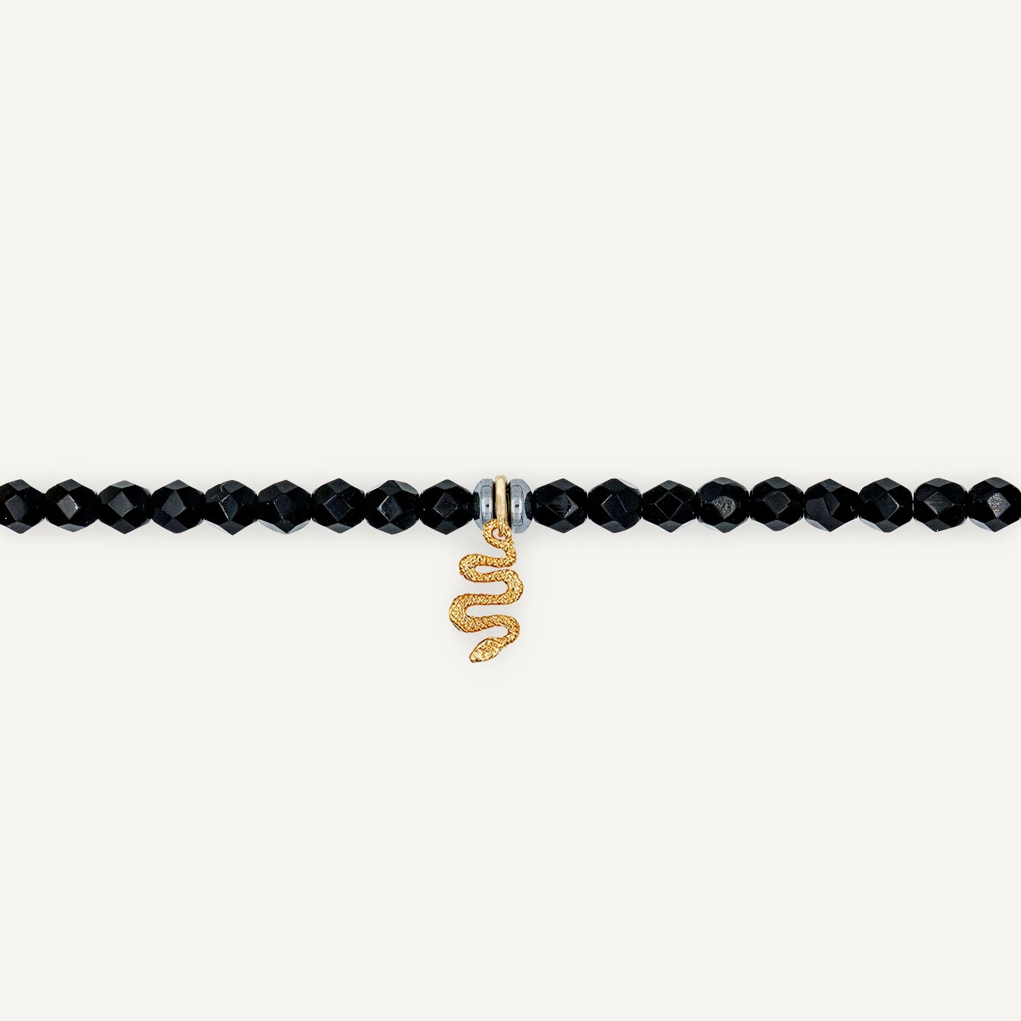 collier / bracelet Ras de cou - Noir Rainbow - Têtes Blondes