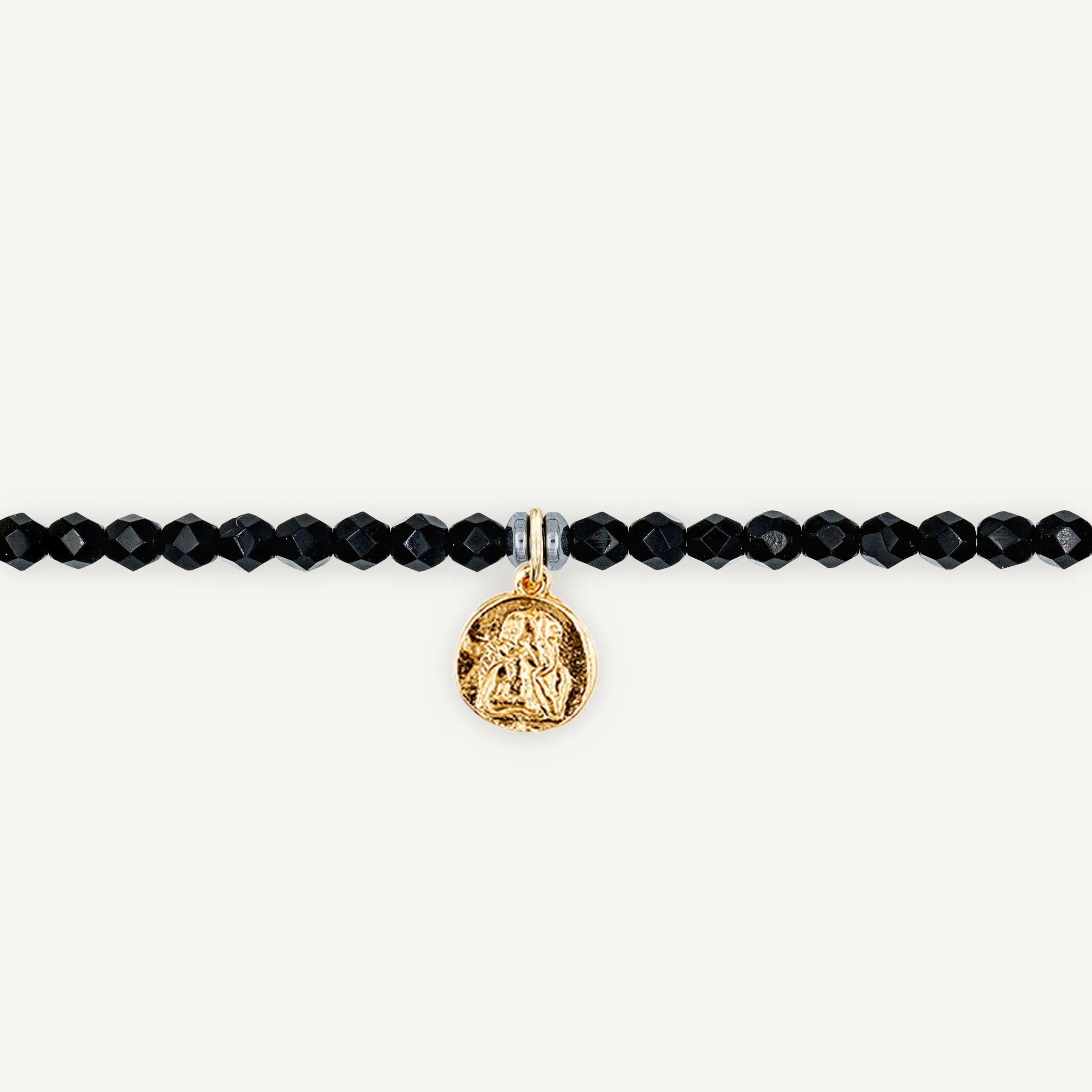 collier / bracelet Ras de cou - Noir Rainbow - Têtes Blondes