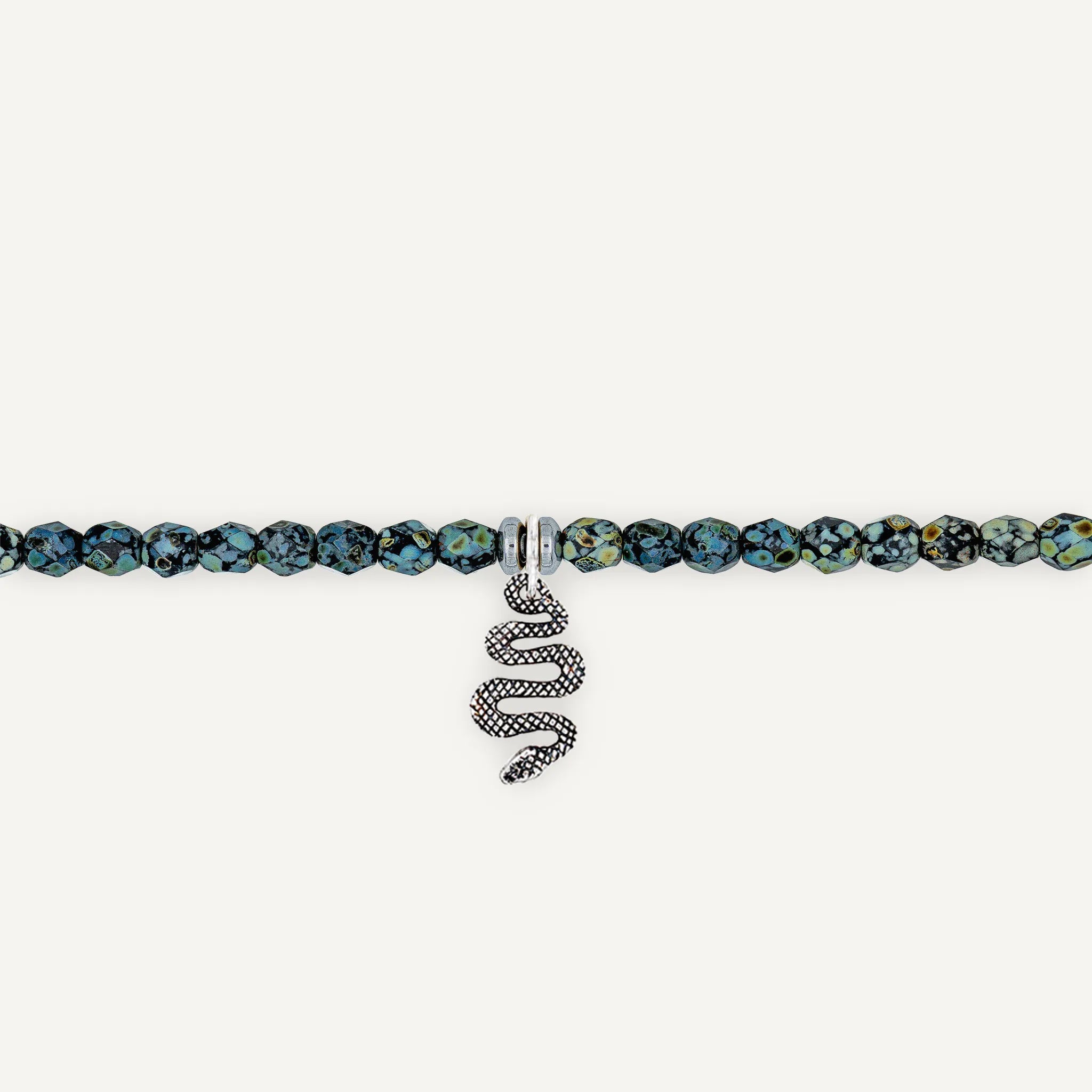 collier / bracelet Ras de cou - Noir Rock - Têtes Blondes