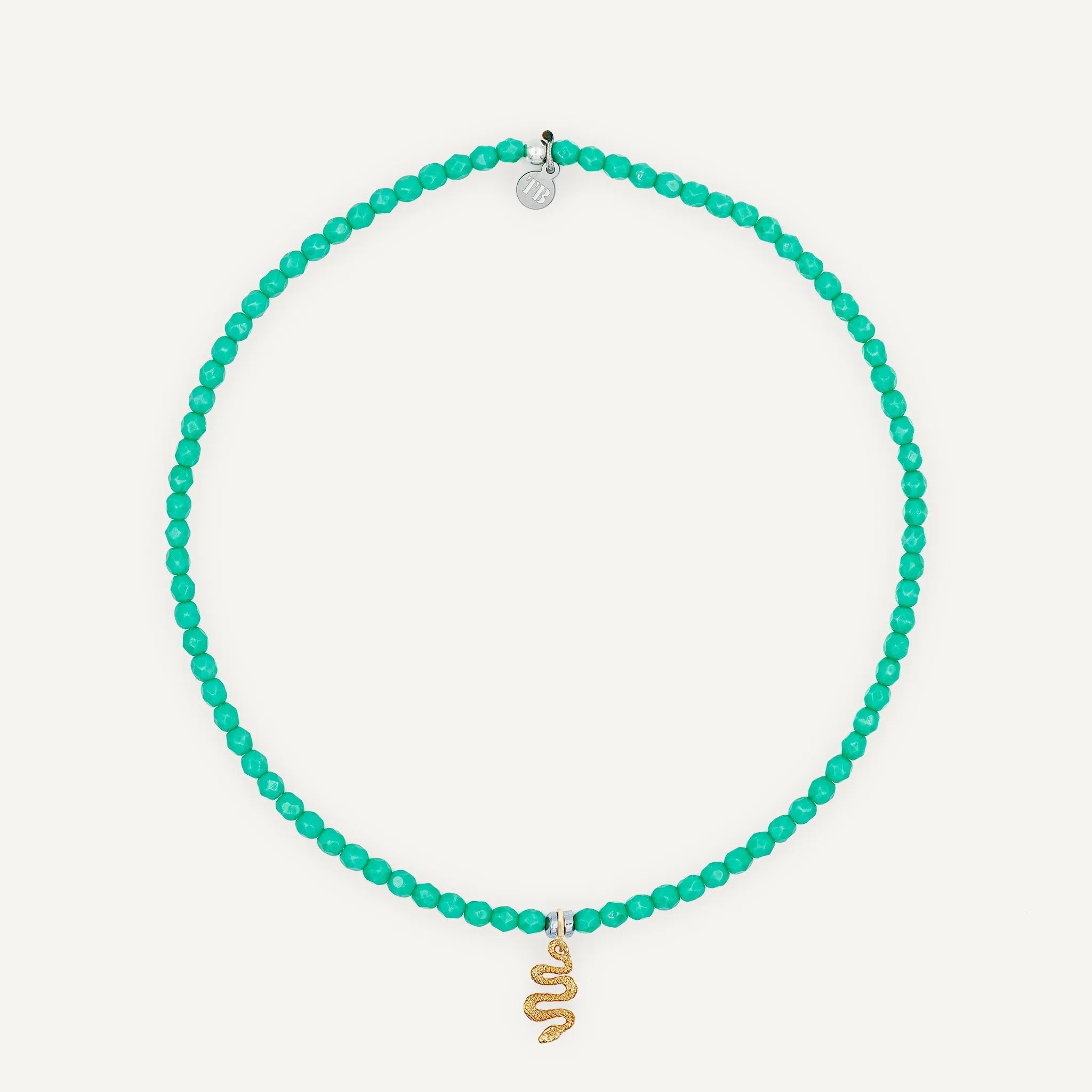 collier / bracelet Ras de cou - Turquoise - Têtes Blondes