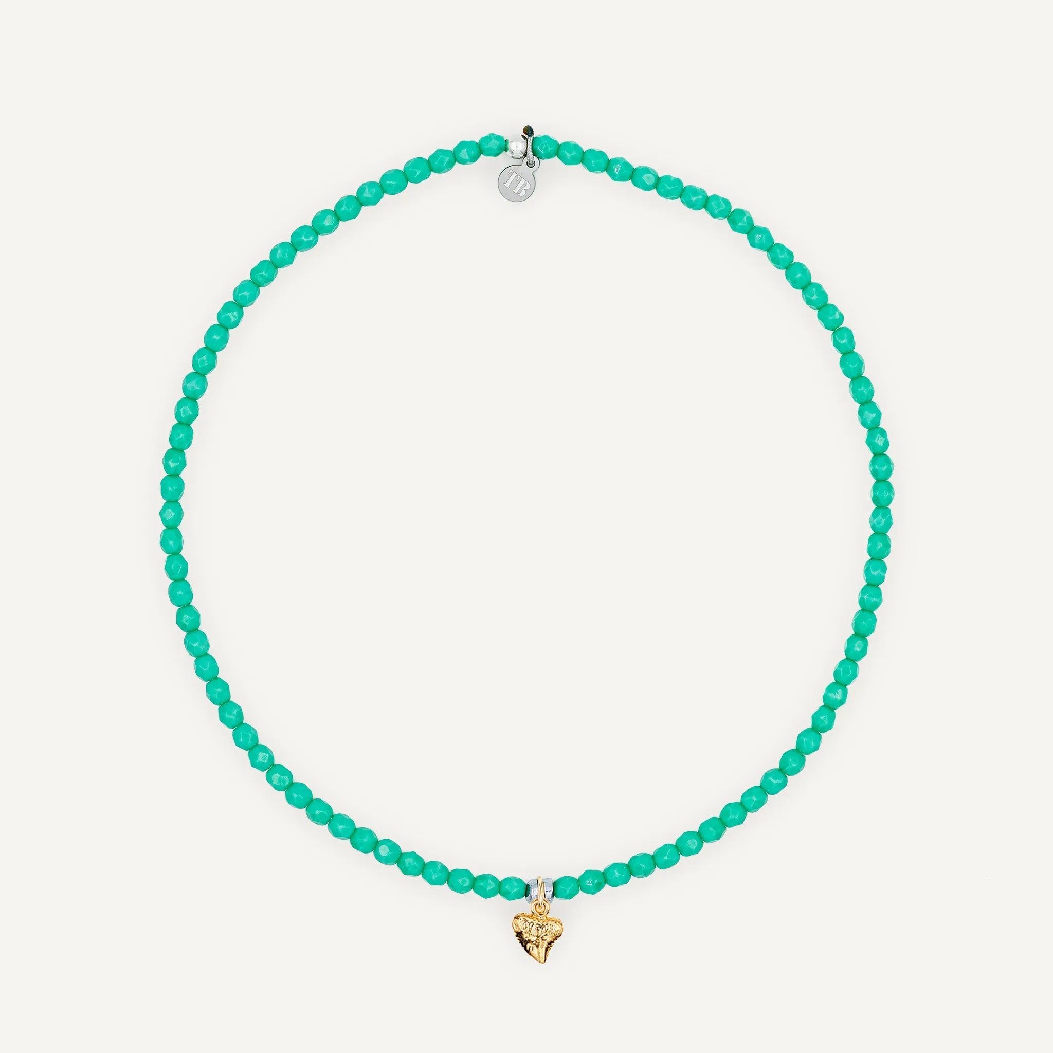 collier / bracelet Ras de cou - Turquoise - Têtes Blondes