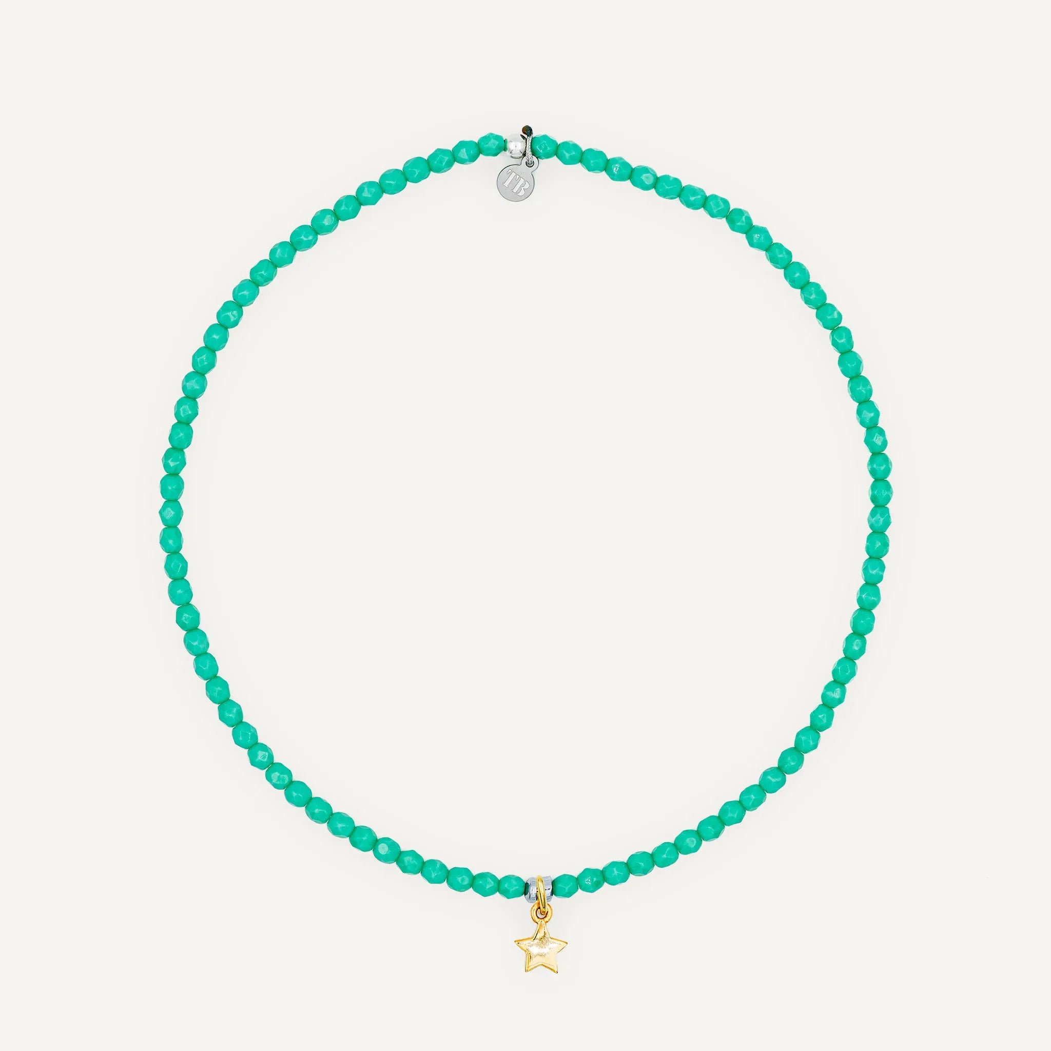 collier / bracelet Ras de cou - Turquoise - Têtes Blondes
