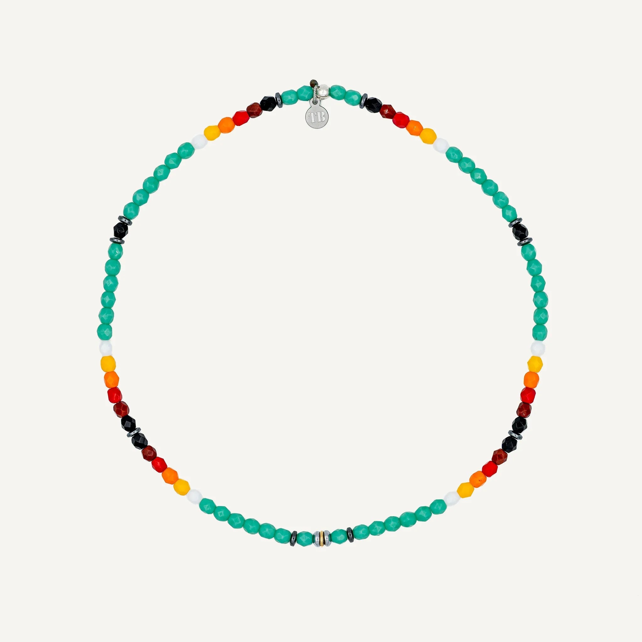 collier / bracelet Ras de cou - Turquoise - Têtes Blondes