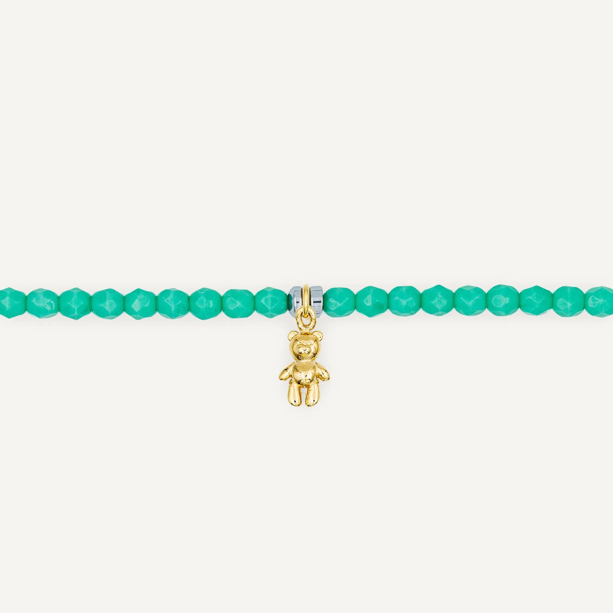 collier / bracelet Ras de cou - Turquoise - Têtes Blondes