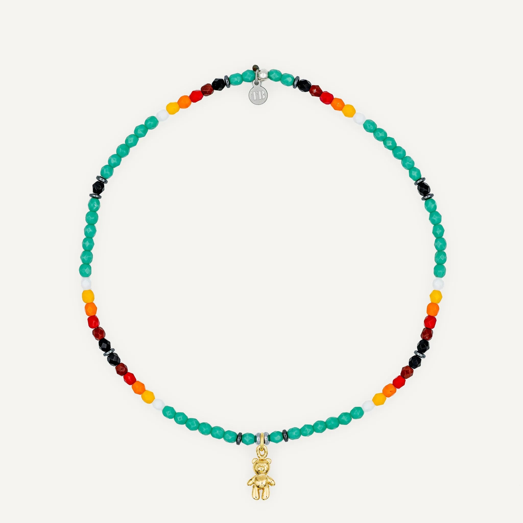 collier / bracelet Ras de cou - Turquoise Apache - Têtes Blondes