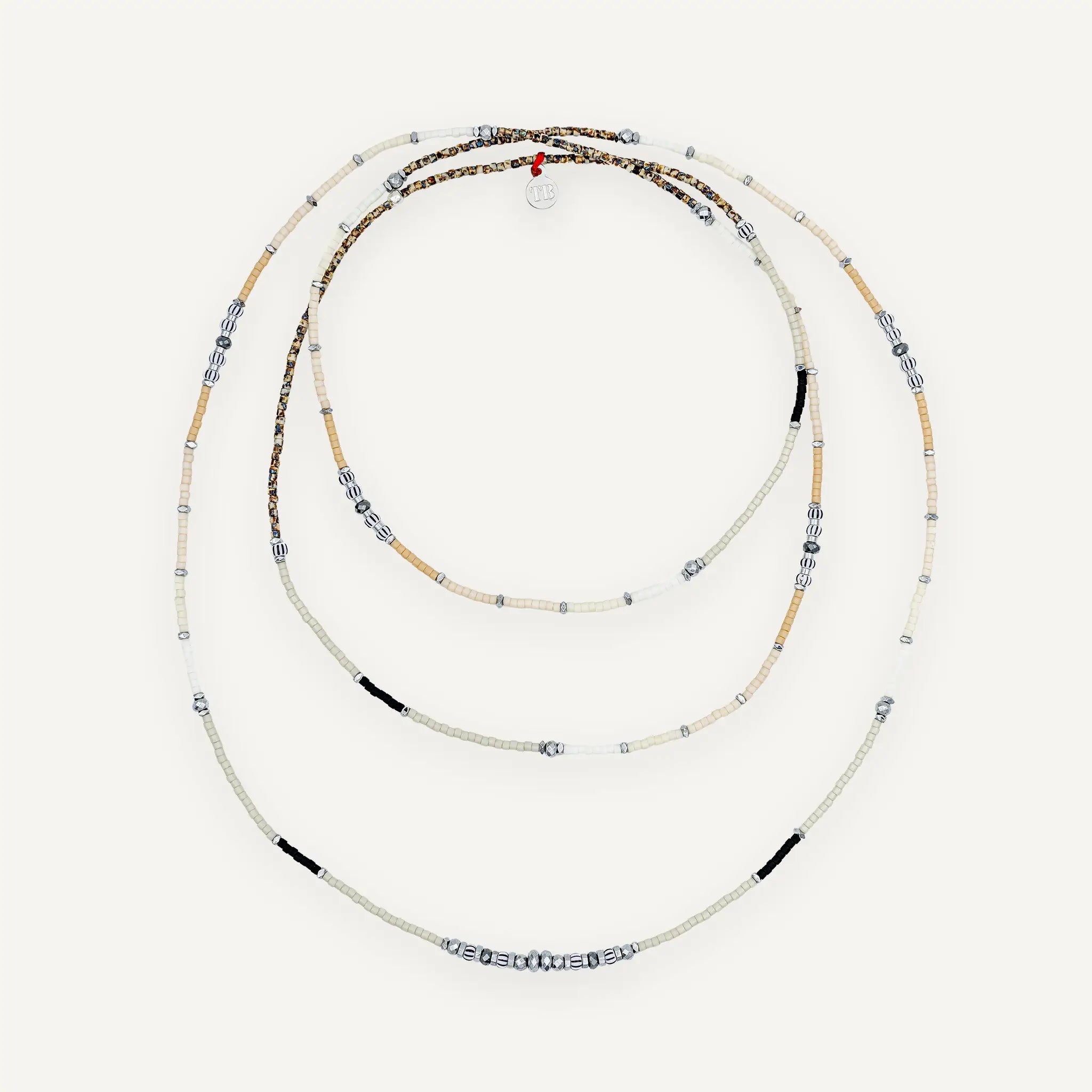 collier / bracelet SAND 6 - Vanille - Têtes Blondes