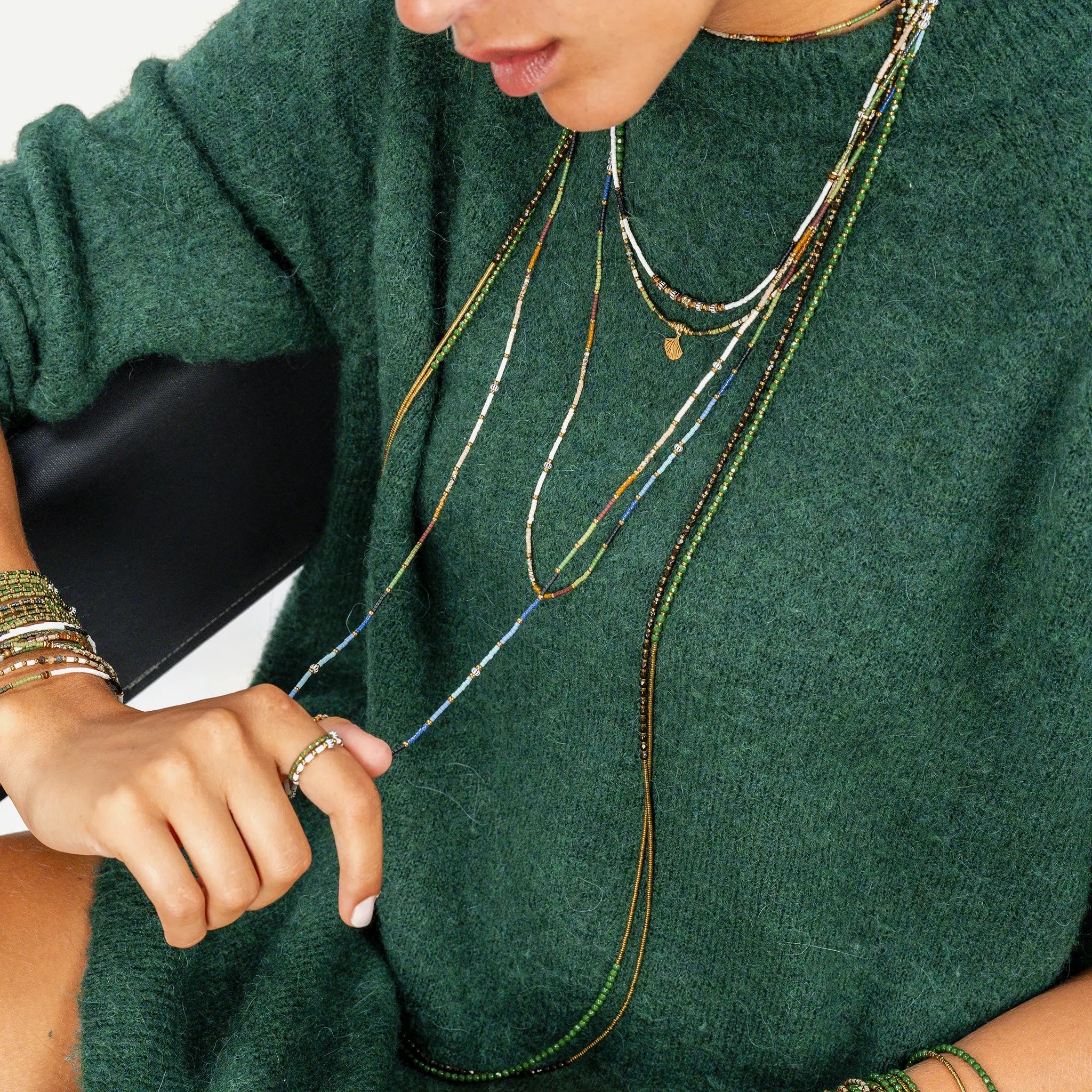 collier / bracelet SĀO TOME 6 - Têtes Blondes