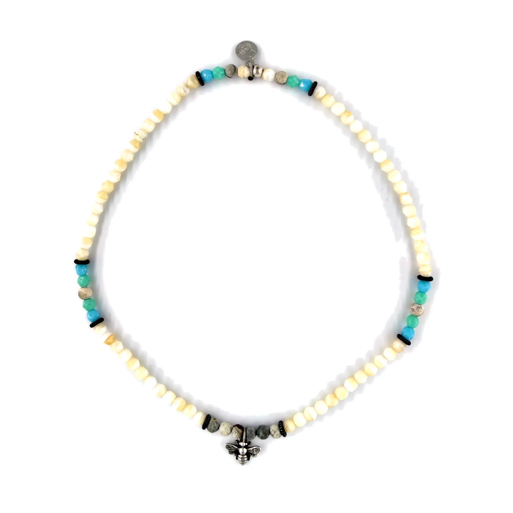 collier / bracelet SEASTAR - Gris Marbré - Têtes Blondes