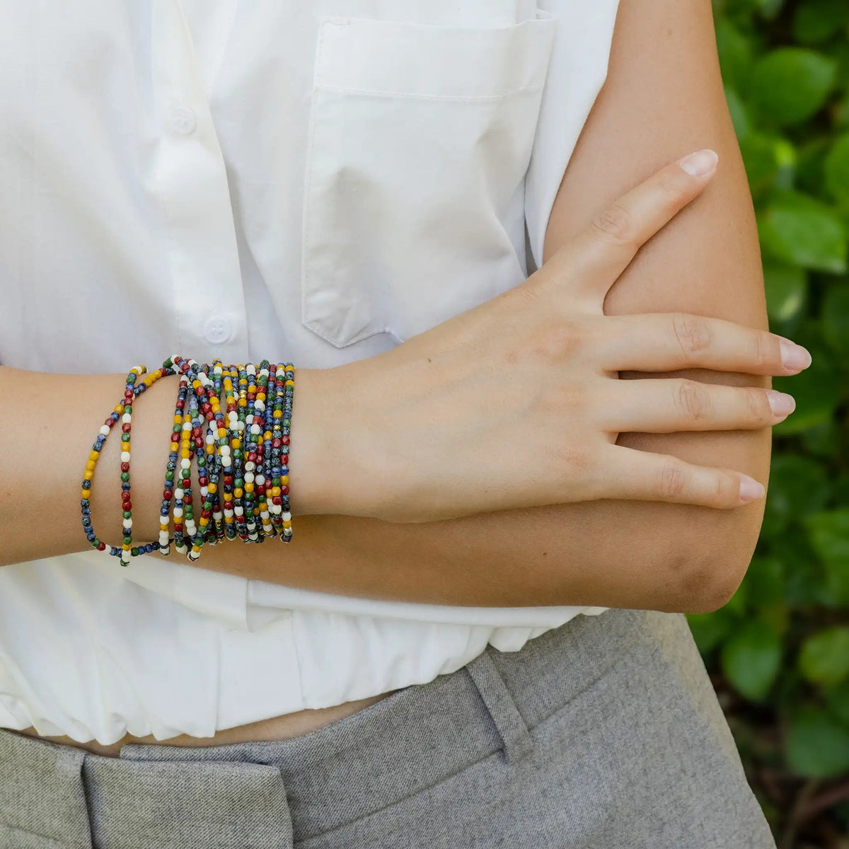 collier / bracelet SEVILLE 6 - Multicolore - Têtes Blondes