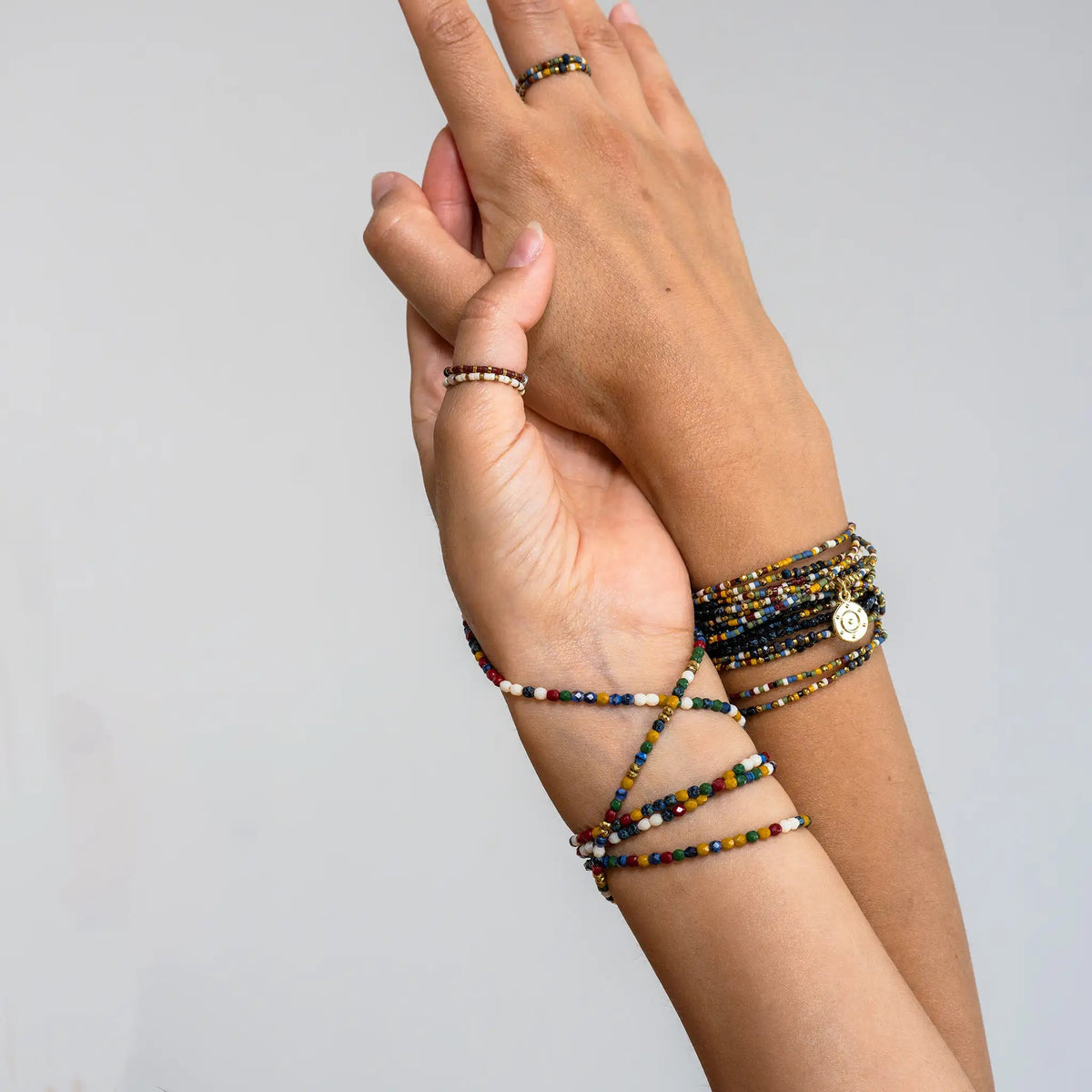 collier / bracelet SEVILLE SLIM 6 - Multicolore - Têtes Blondes