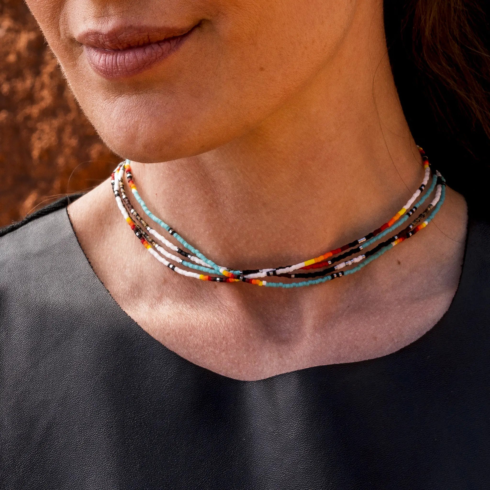 collier / bracelet Slim Cheyenne - Têtes Blondes