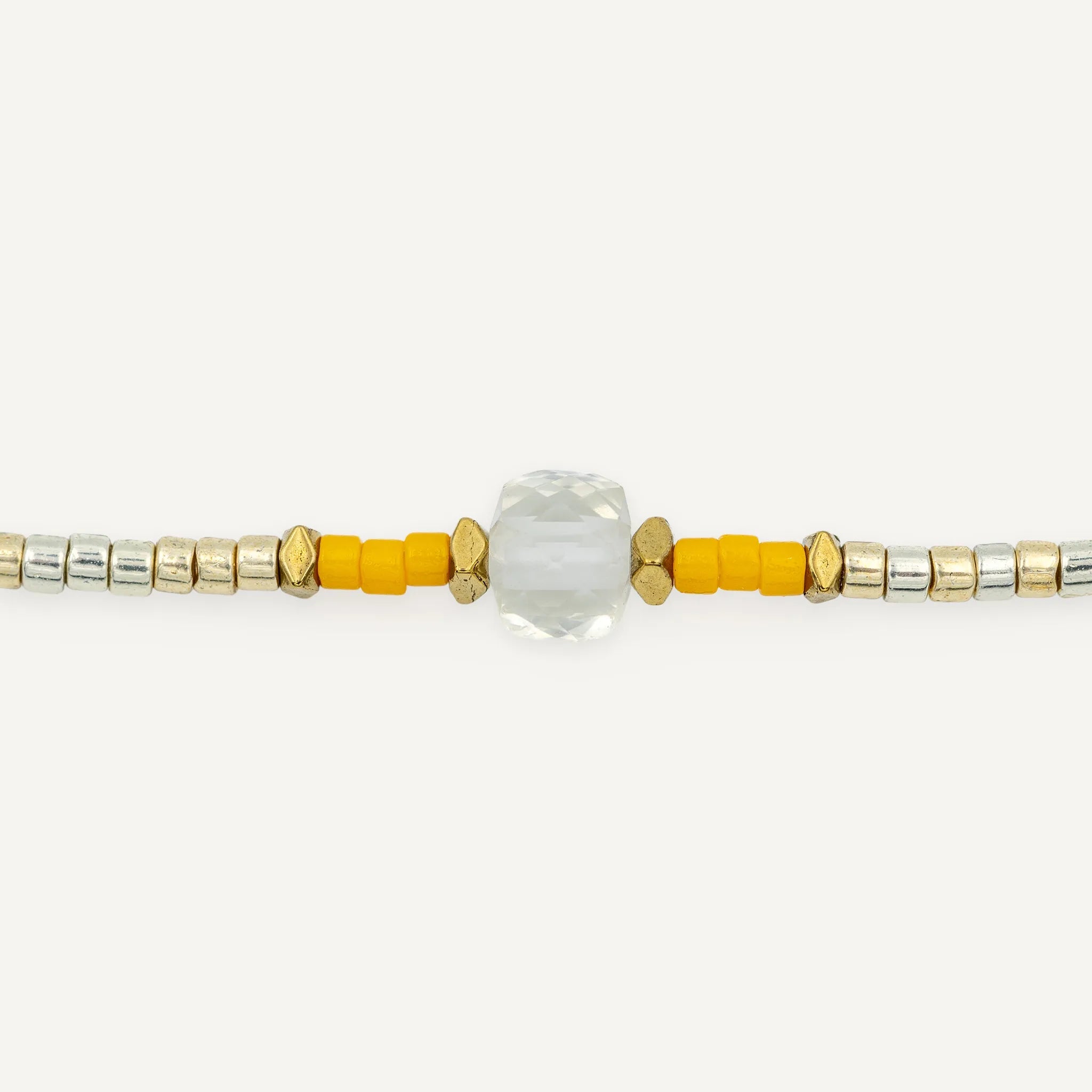 collier / bracelet SLIM - Citrine - Têtes Blondes