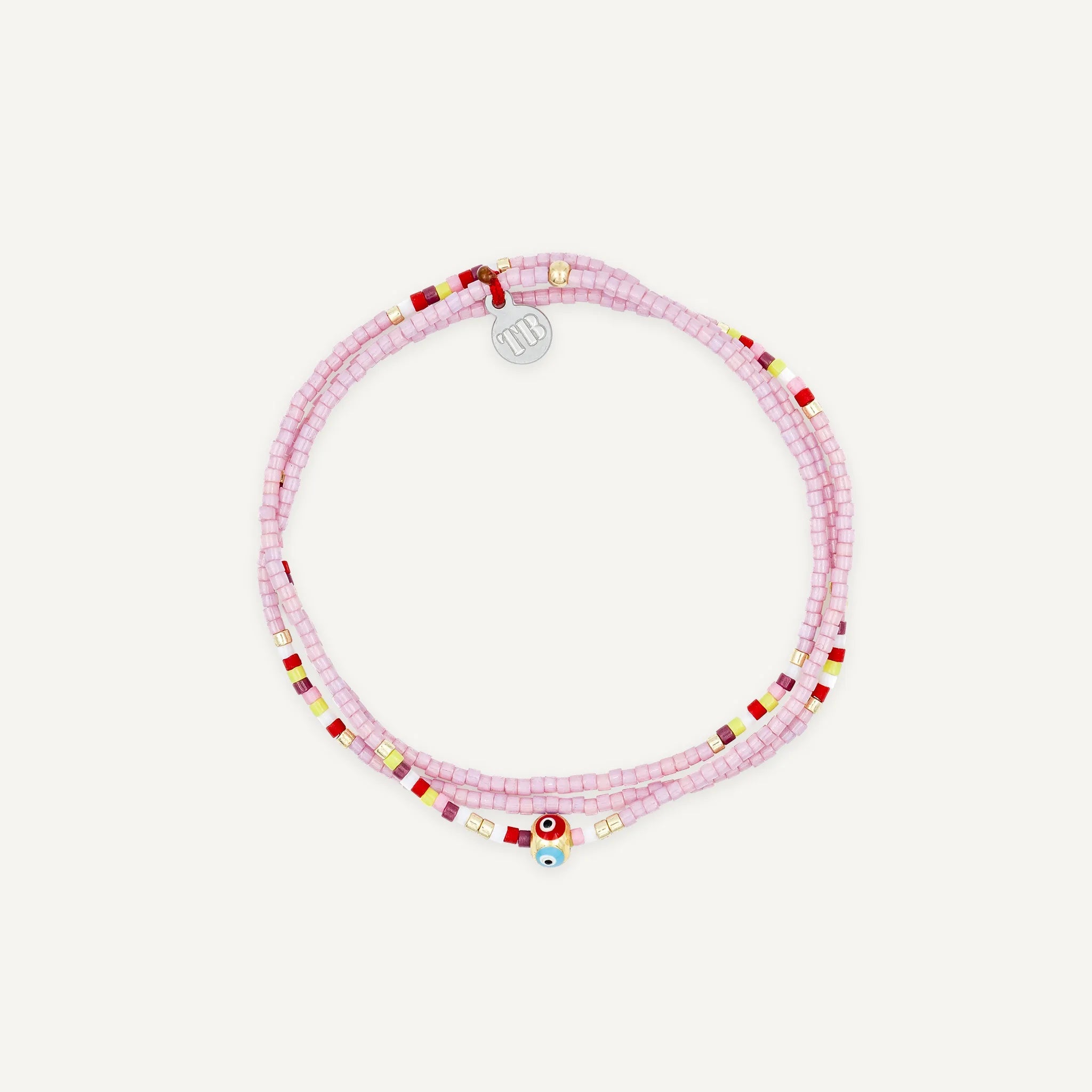 collier / bracelet SLIM NAZAR Néon Rose - Têtes Blondes