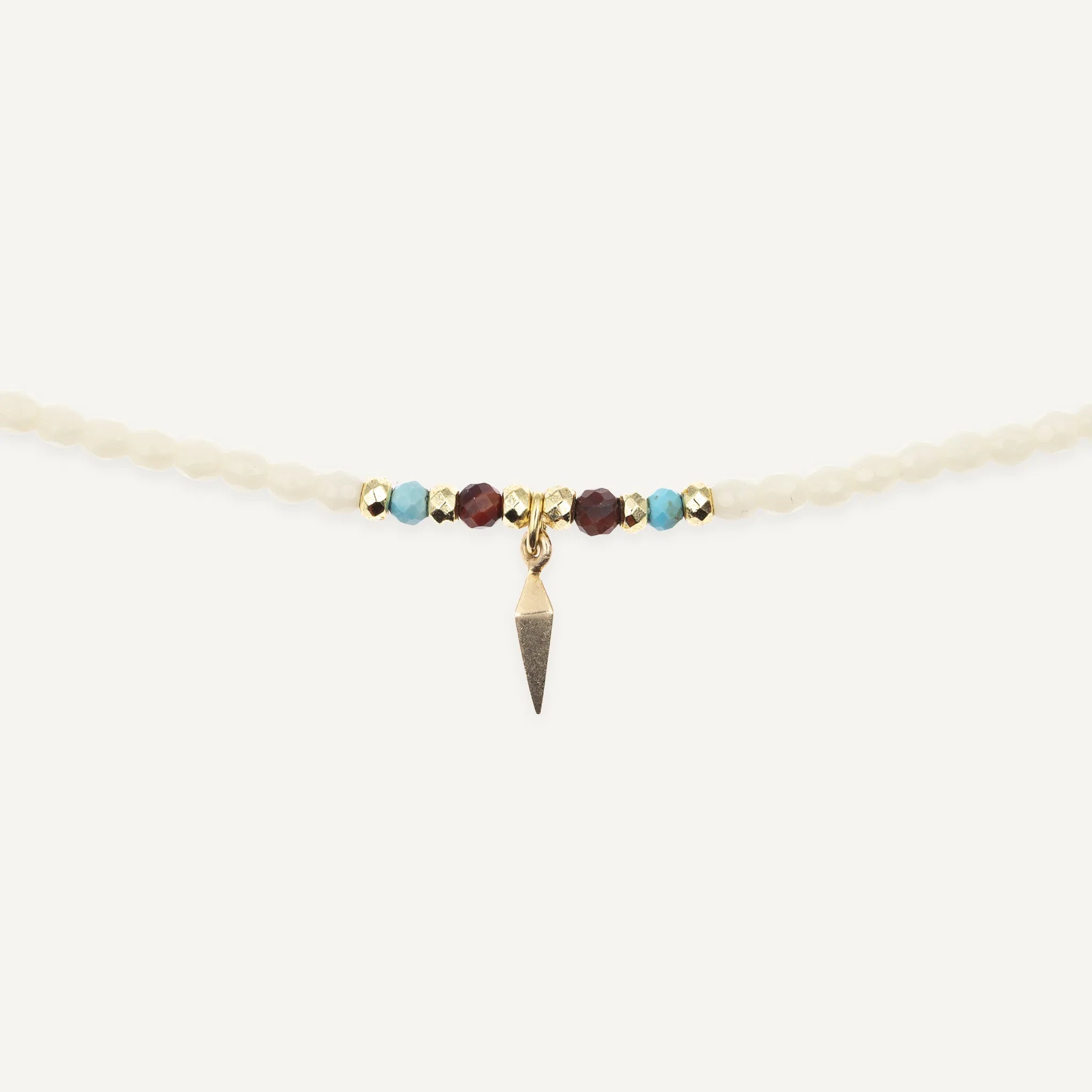 collier / bracelet Spike Gold Vanille - Têtes Blondes