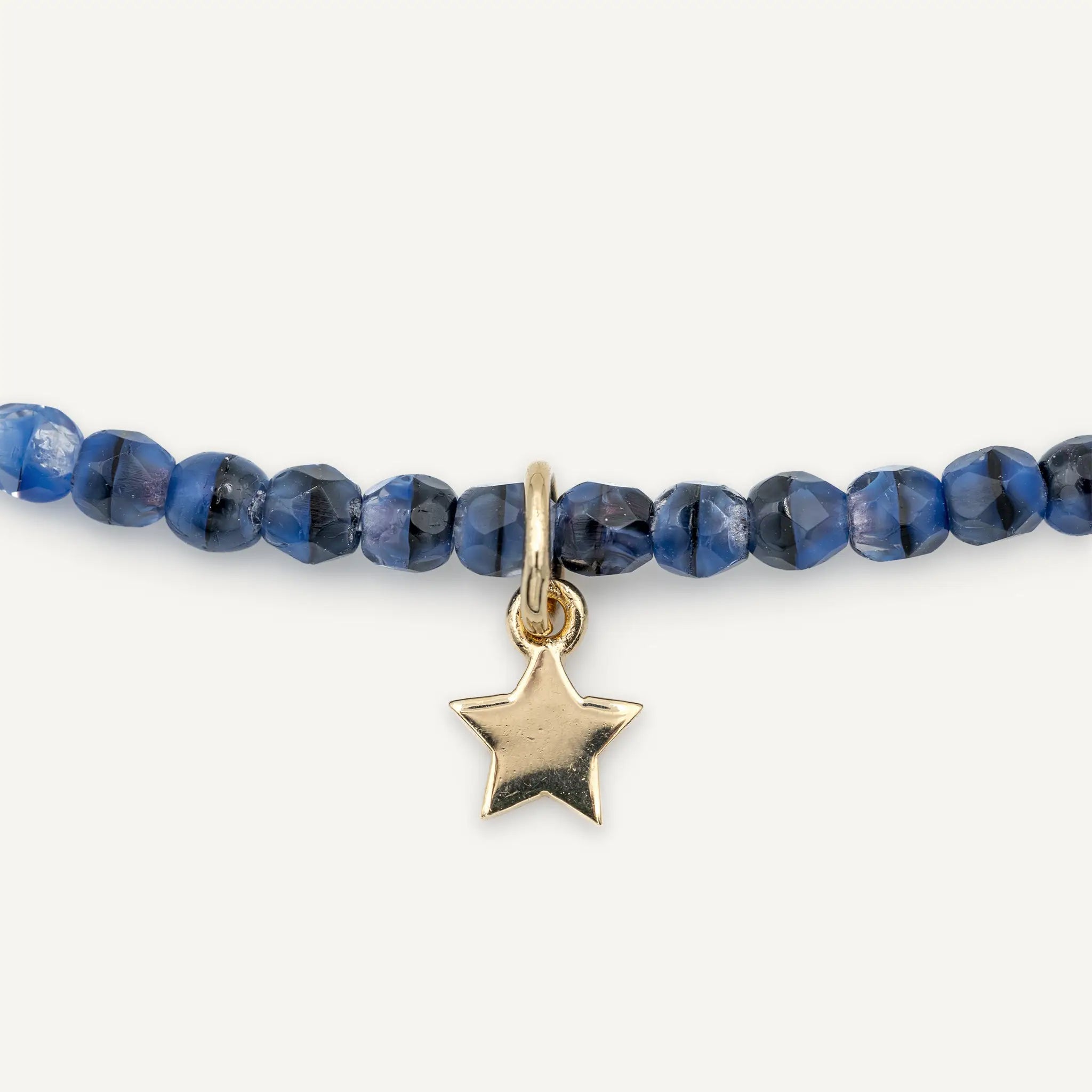 collier / bracelet STAR Gold - Denim - Têtes Blondes