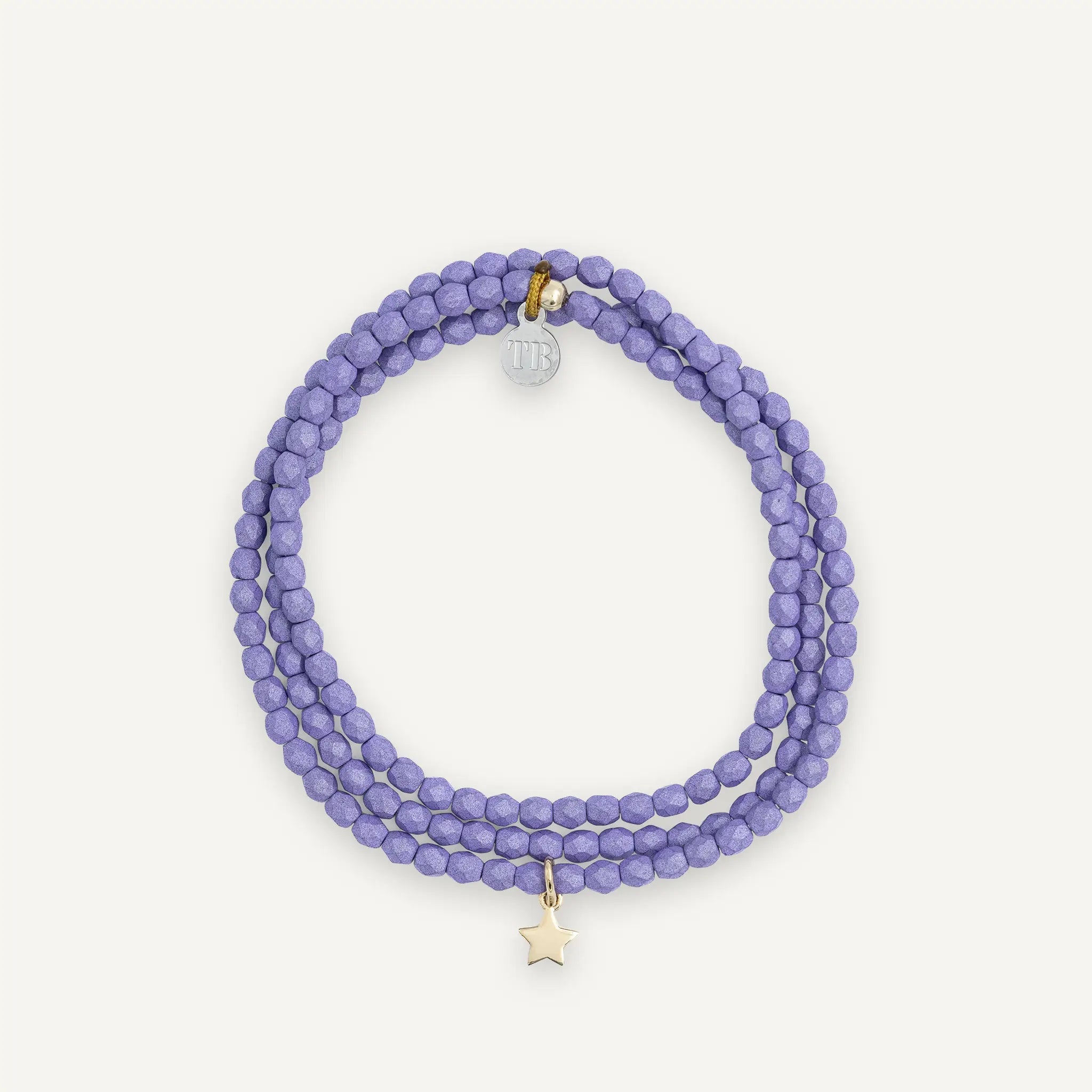 collier / bracelet STAR Gold Purple - Têtes Blondes