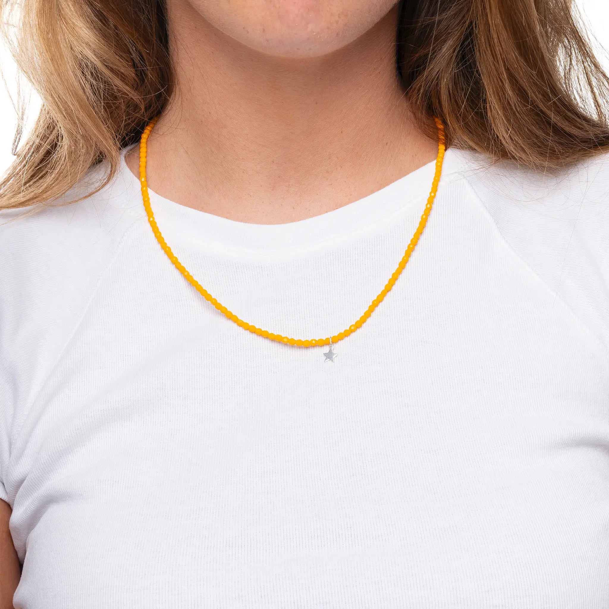 collier / bracelet STAR Silver - Melon - Têtes Blondes