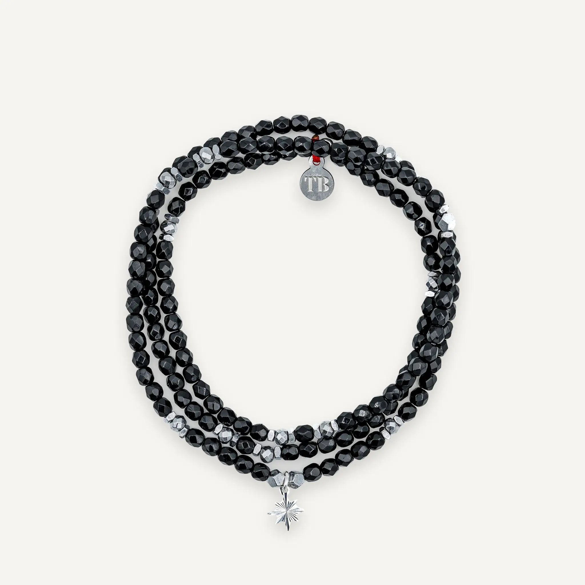 collier / bracelet STARLIGHT SILVER - Noir - Têtes Blondes
