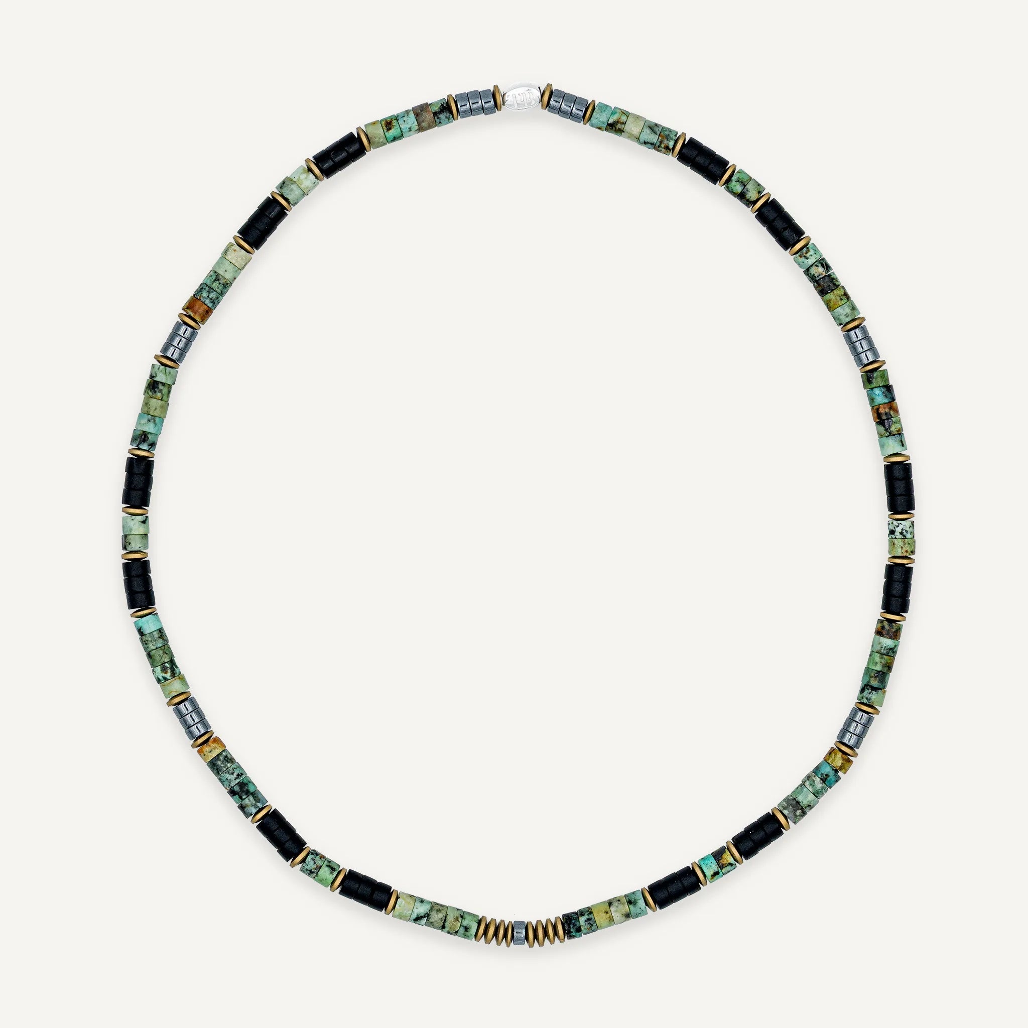 collier / bracelet STONES - Turquoise d'Afrique - Têtes Blondes