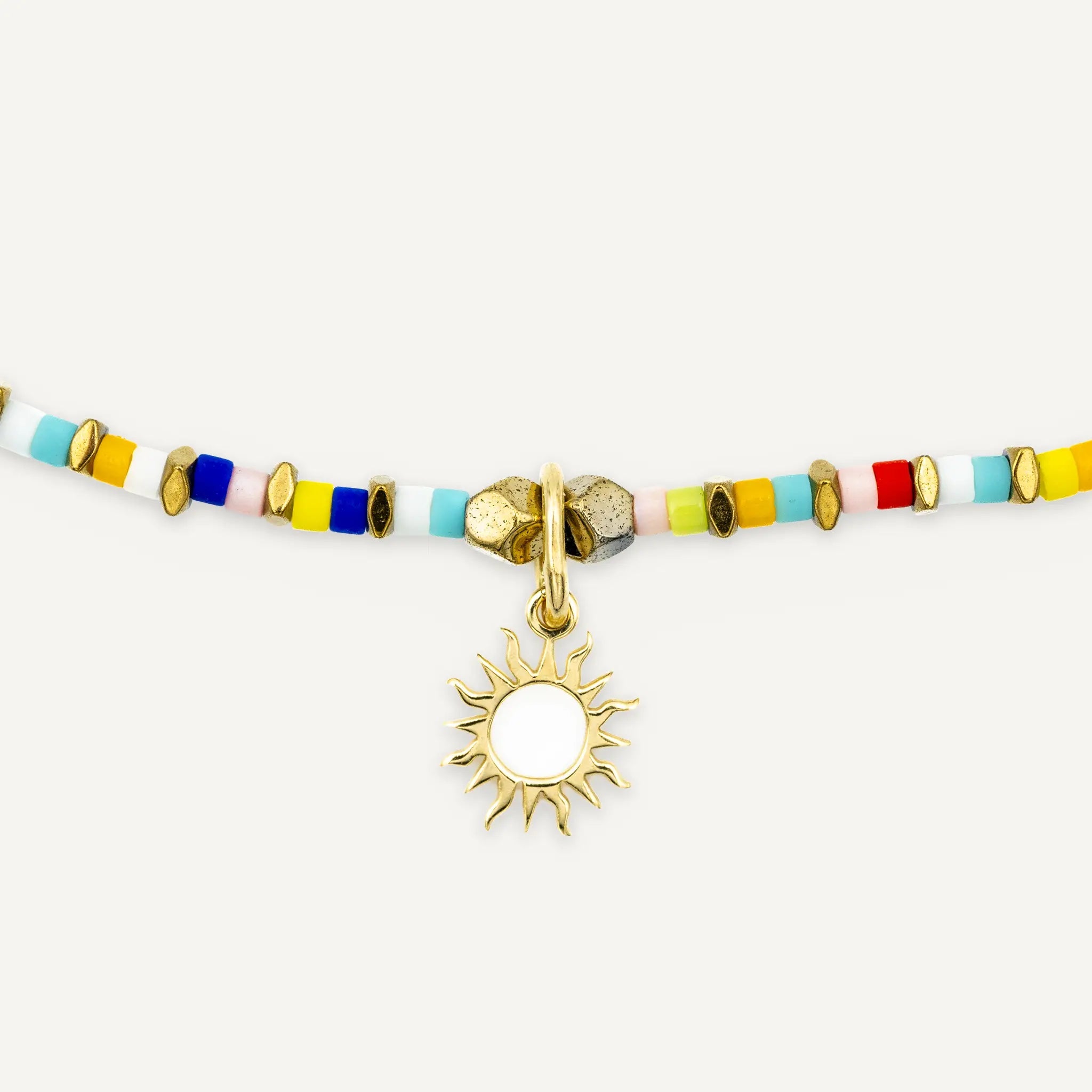 collier / bracelet SUN Gold Multico - Têtes Blondes